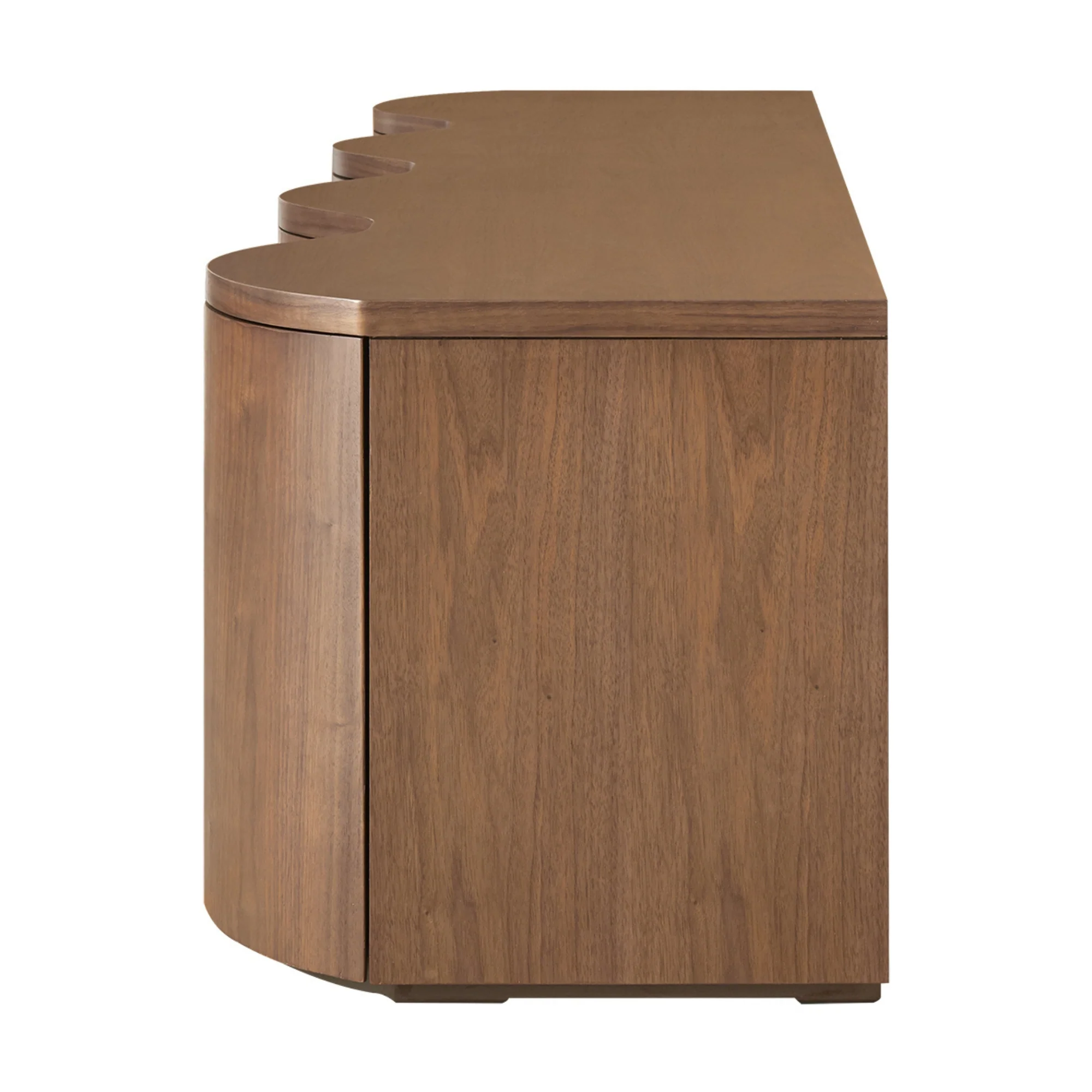 Wave 215cm 4 Door ETU Enterntainment TV Unit Walnut - Image 6