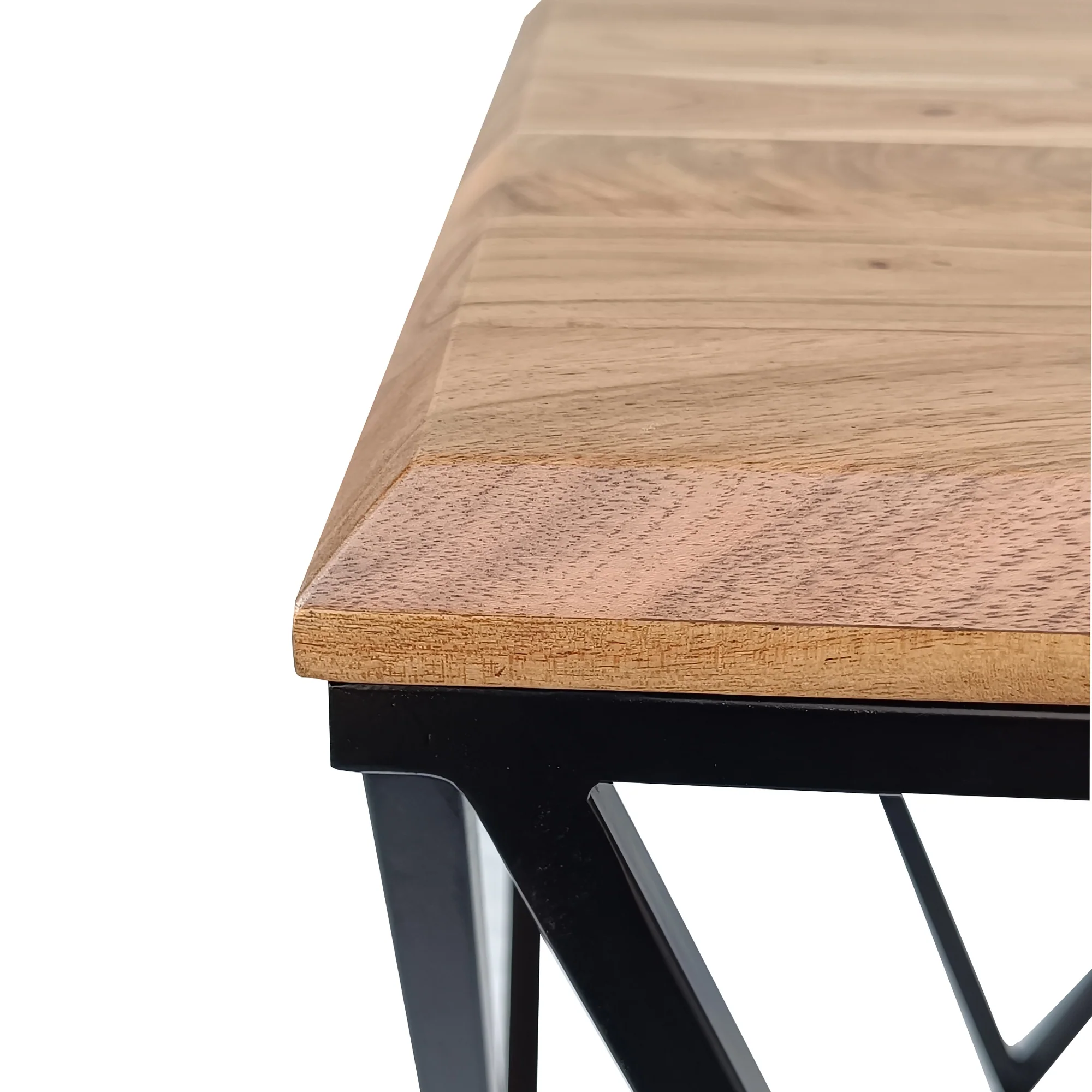 Jensen 50cm Acacia Wood Lamp Table Natural Oak - Image 4