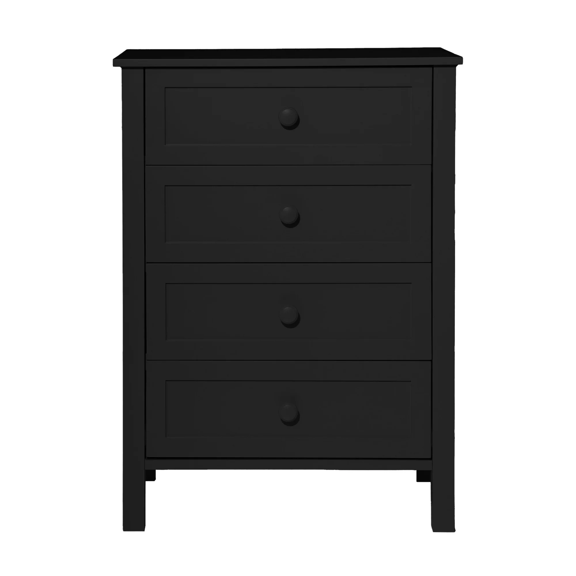 Jessica Tallboy Chest of Drawers Black - Image 2