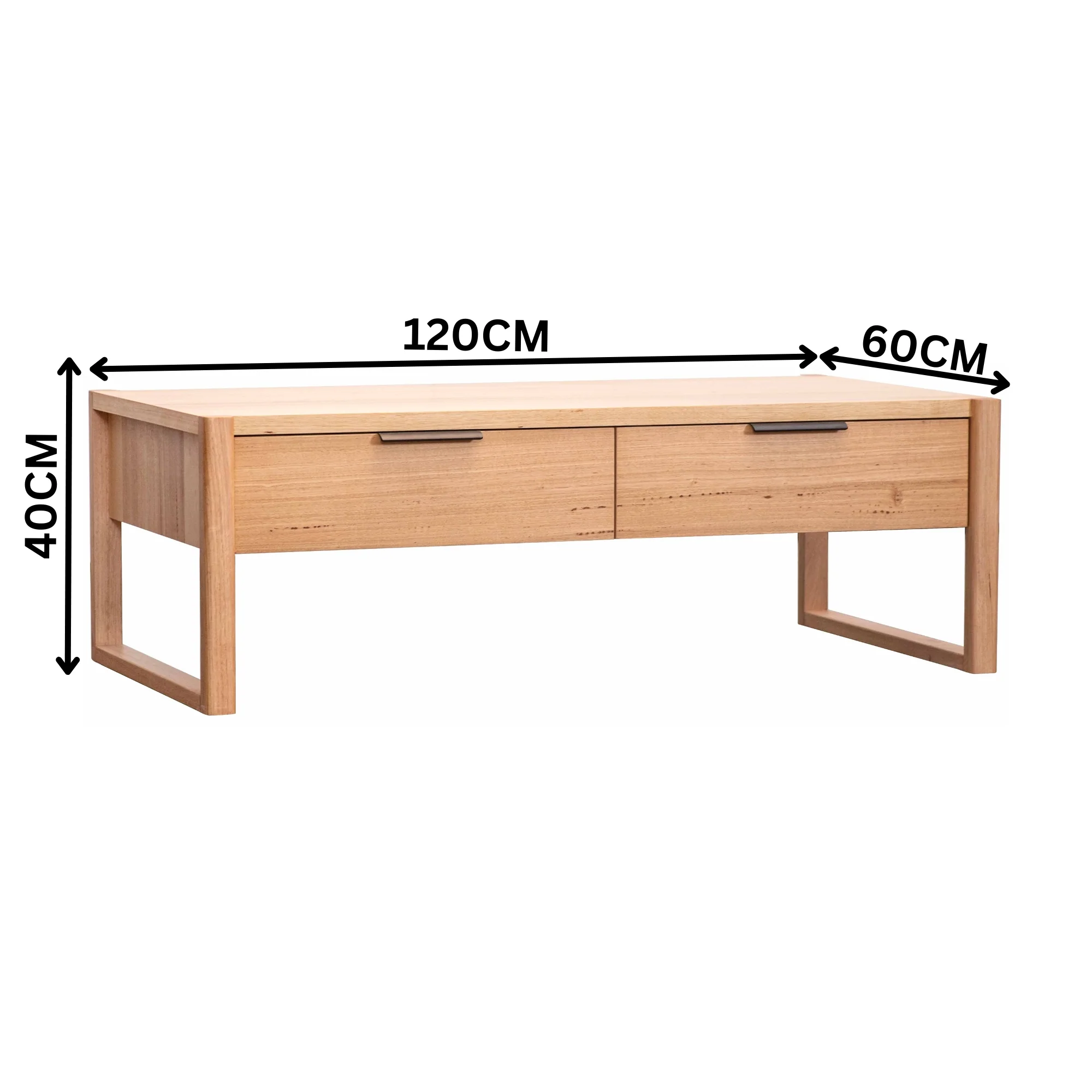 Jindy 120cm Coffee Table Natural Oak - Image 2