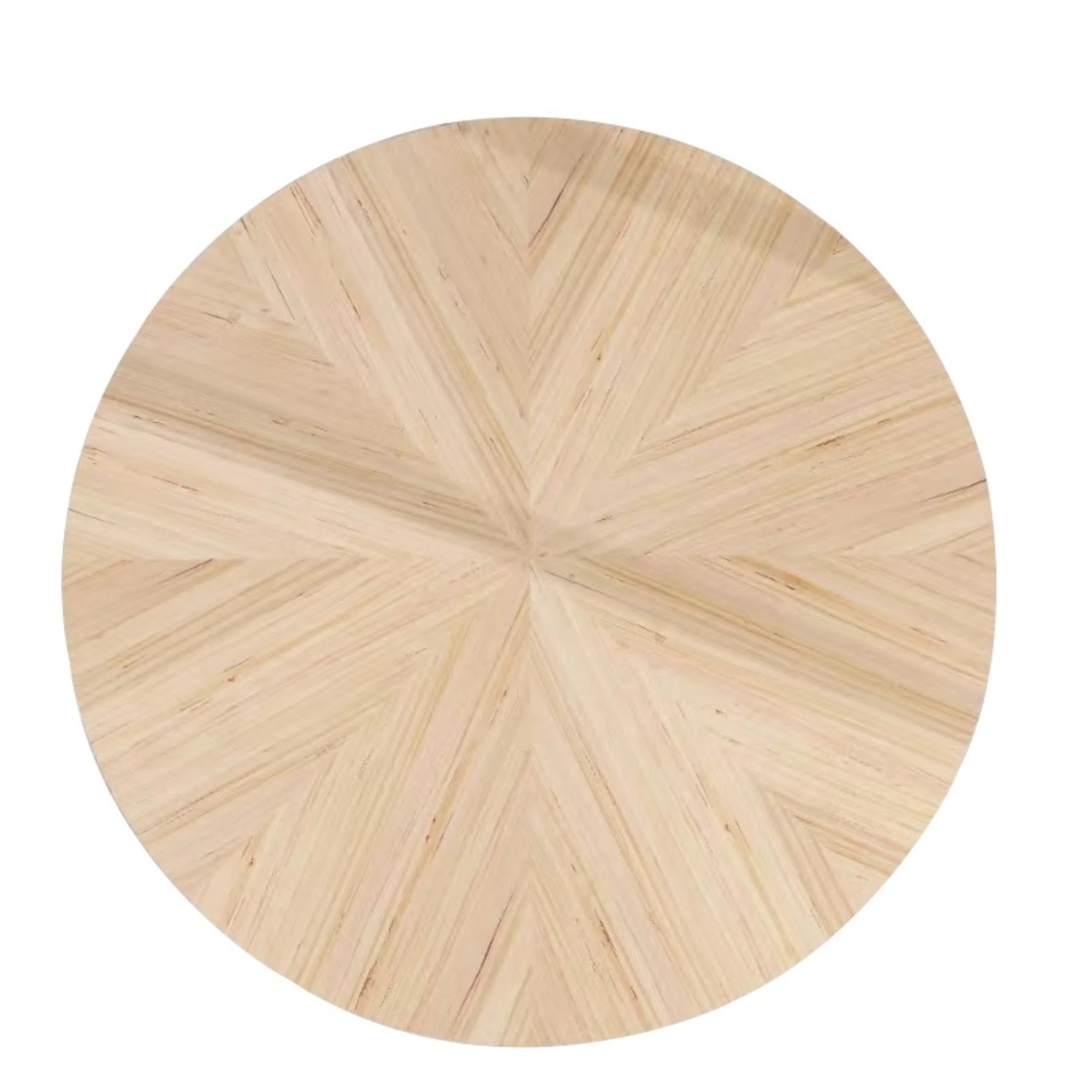 Jindy 160cm Round Dining Table Natural Oak - Image 4