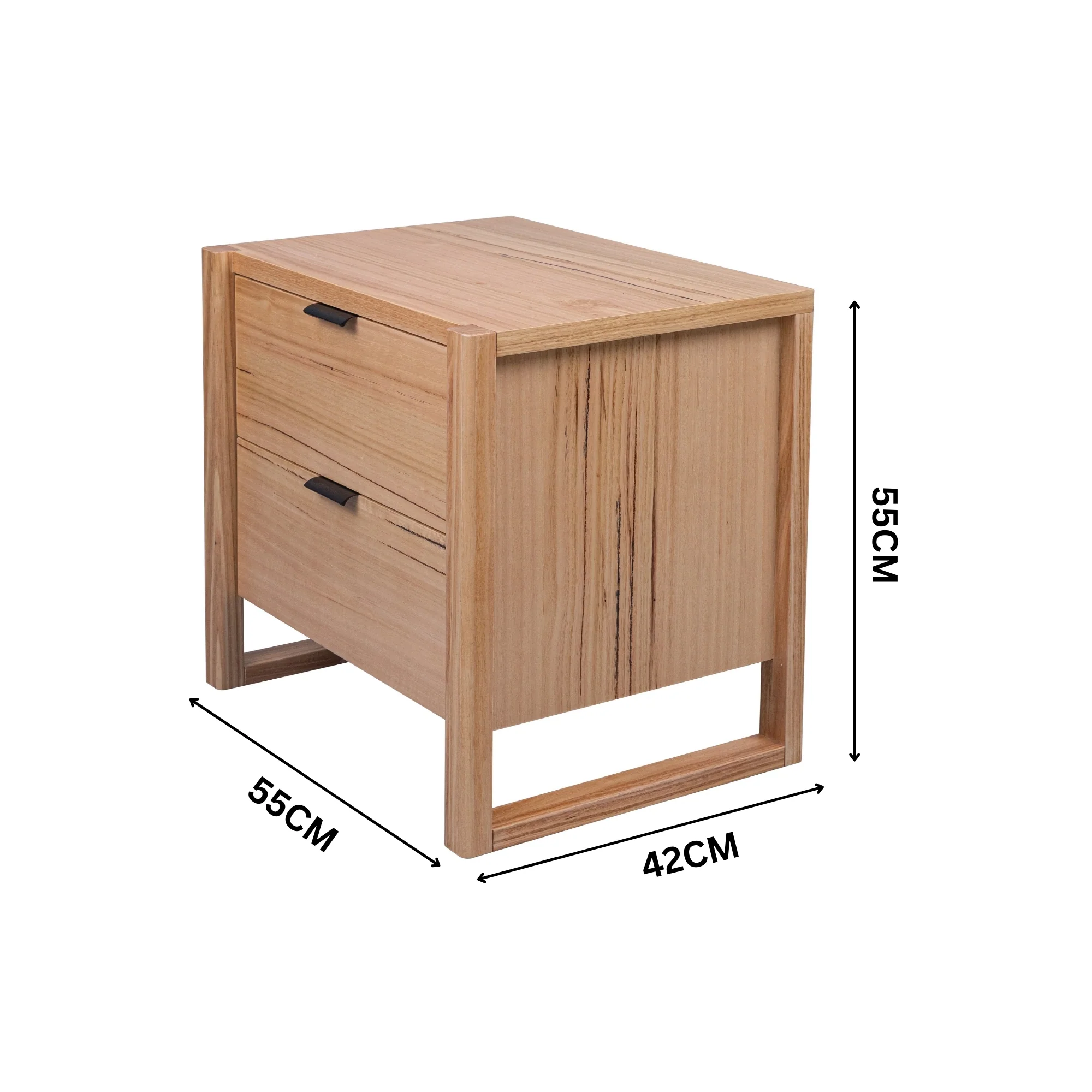 Jindy Bedside Table Natural Oak - Image 2