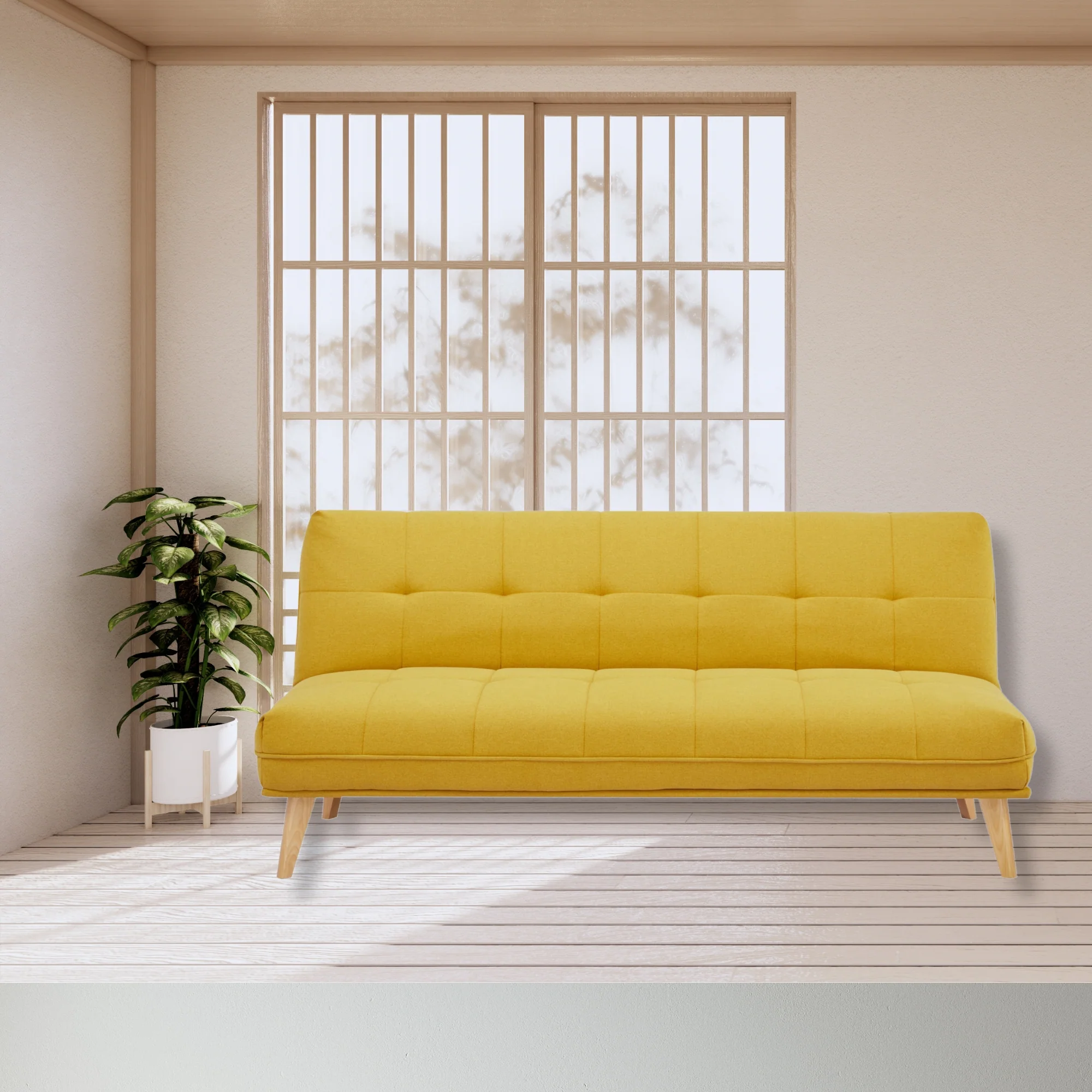 Jovie 3 Seater Fabric Sofa Bed - Image 27