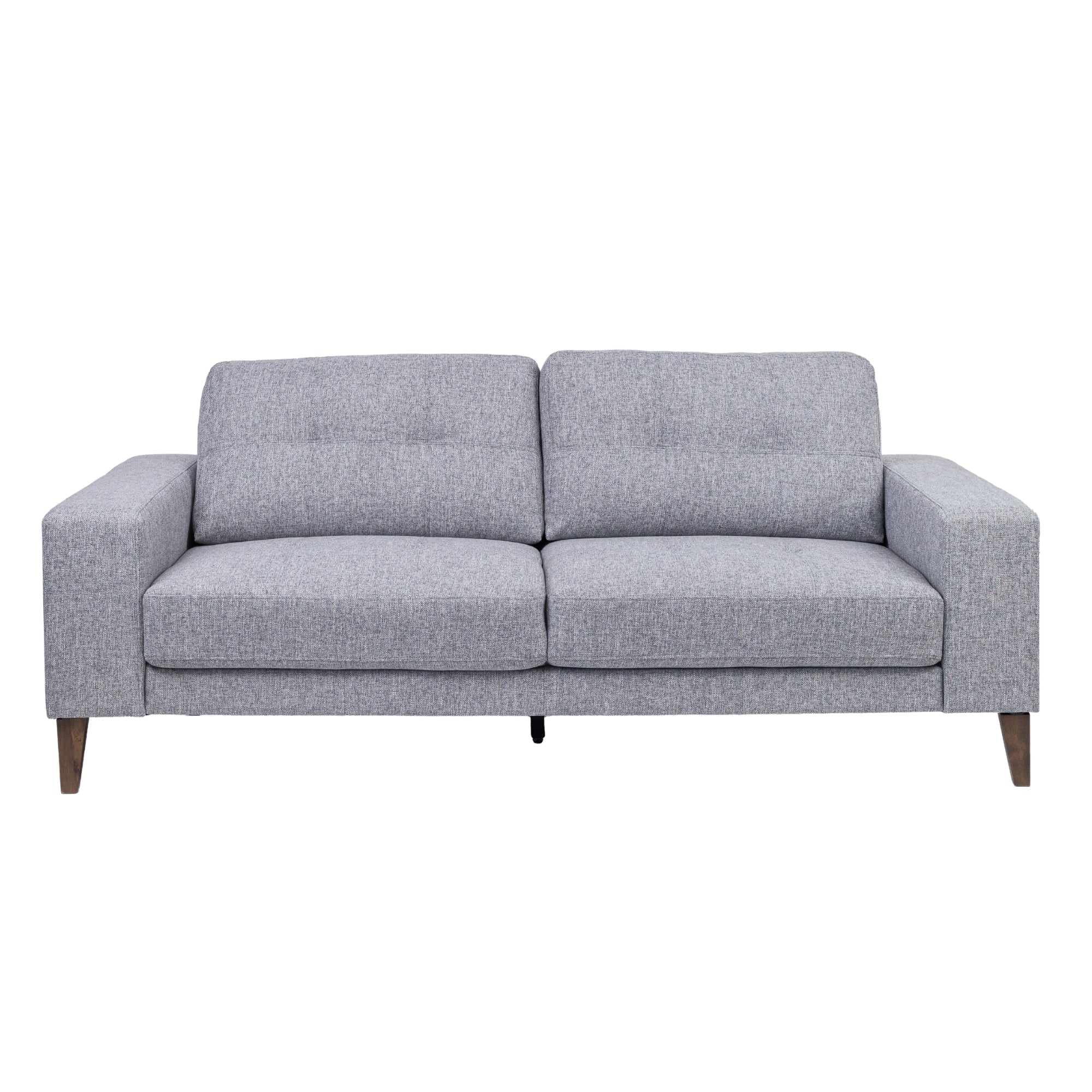 Juliet 2 + 3 Seater Fabric Sofa Set Grey - Image 4