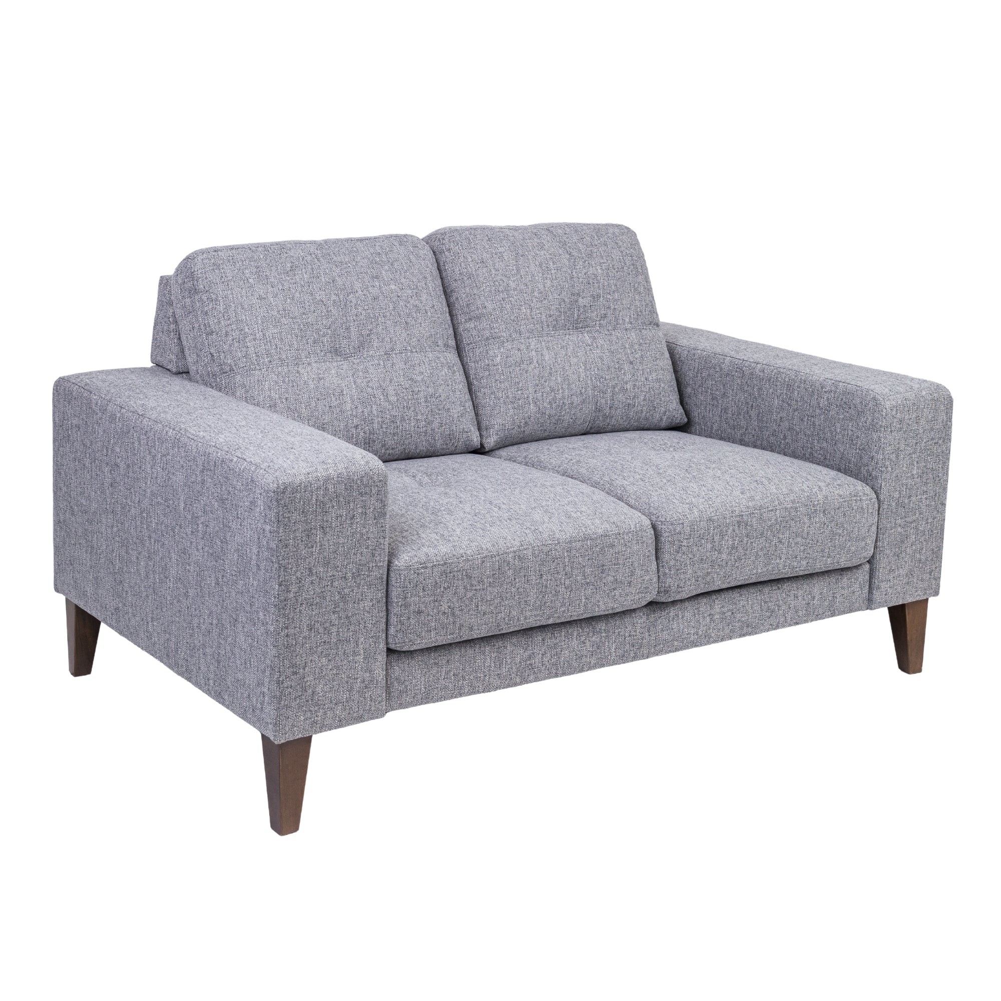 Juliet 2 + 3 Seater Fabric Sofa Set Grey - Image 6