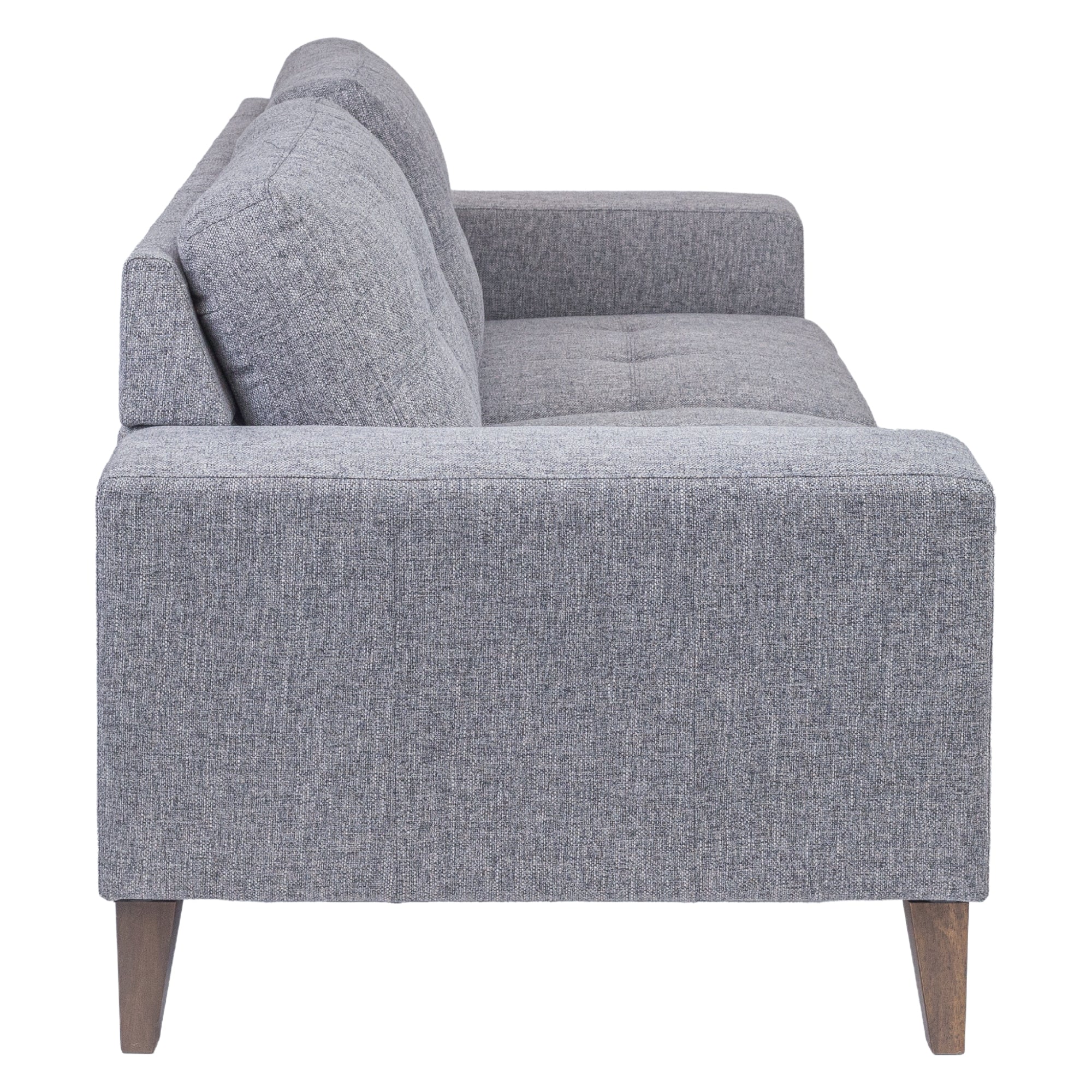Juliet 2 + 3 Seater Fabric Sofa Set Grey - Image 8