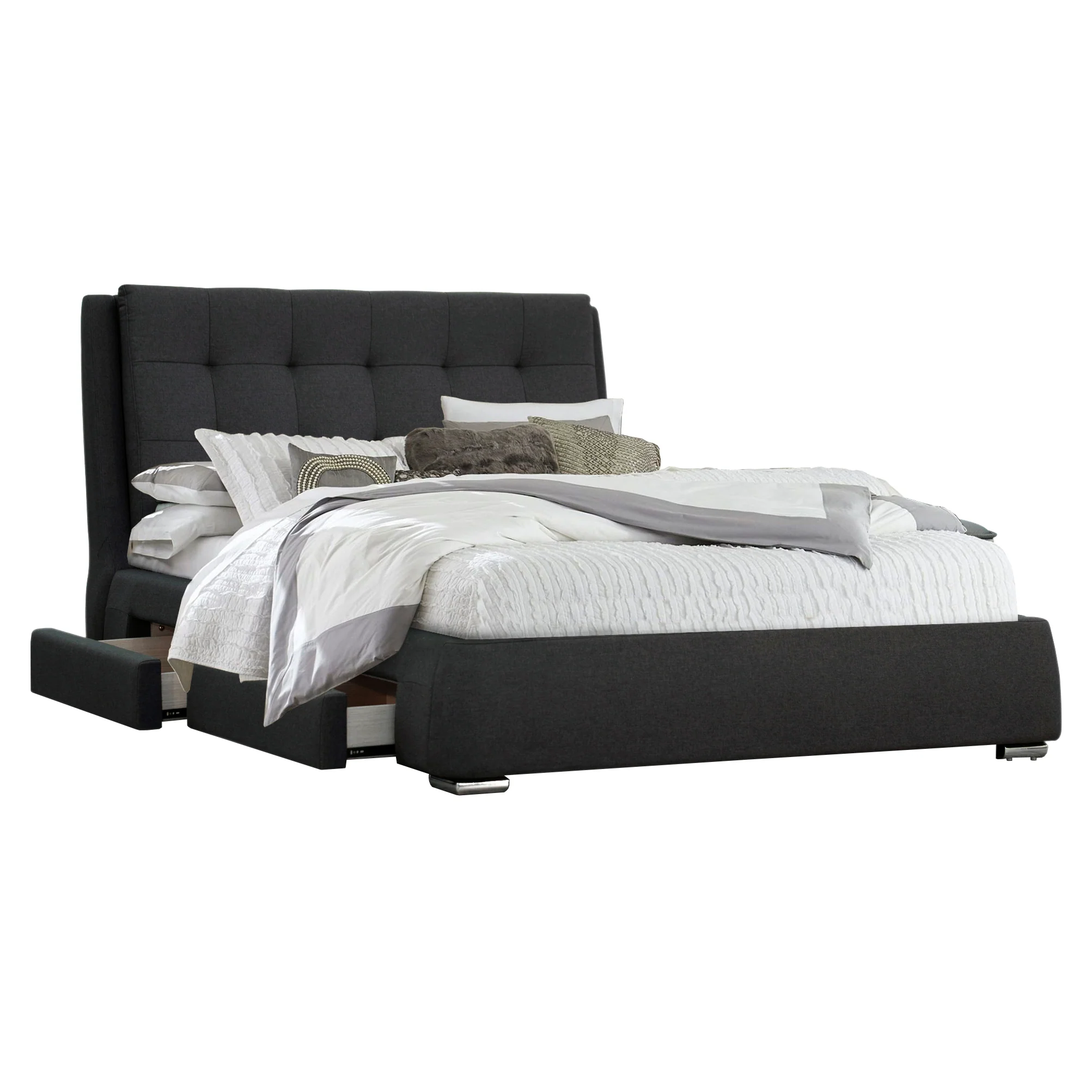 Kiama Bed Frame Grey - Image 7