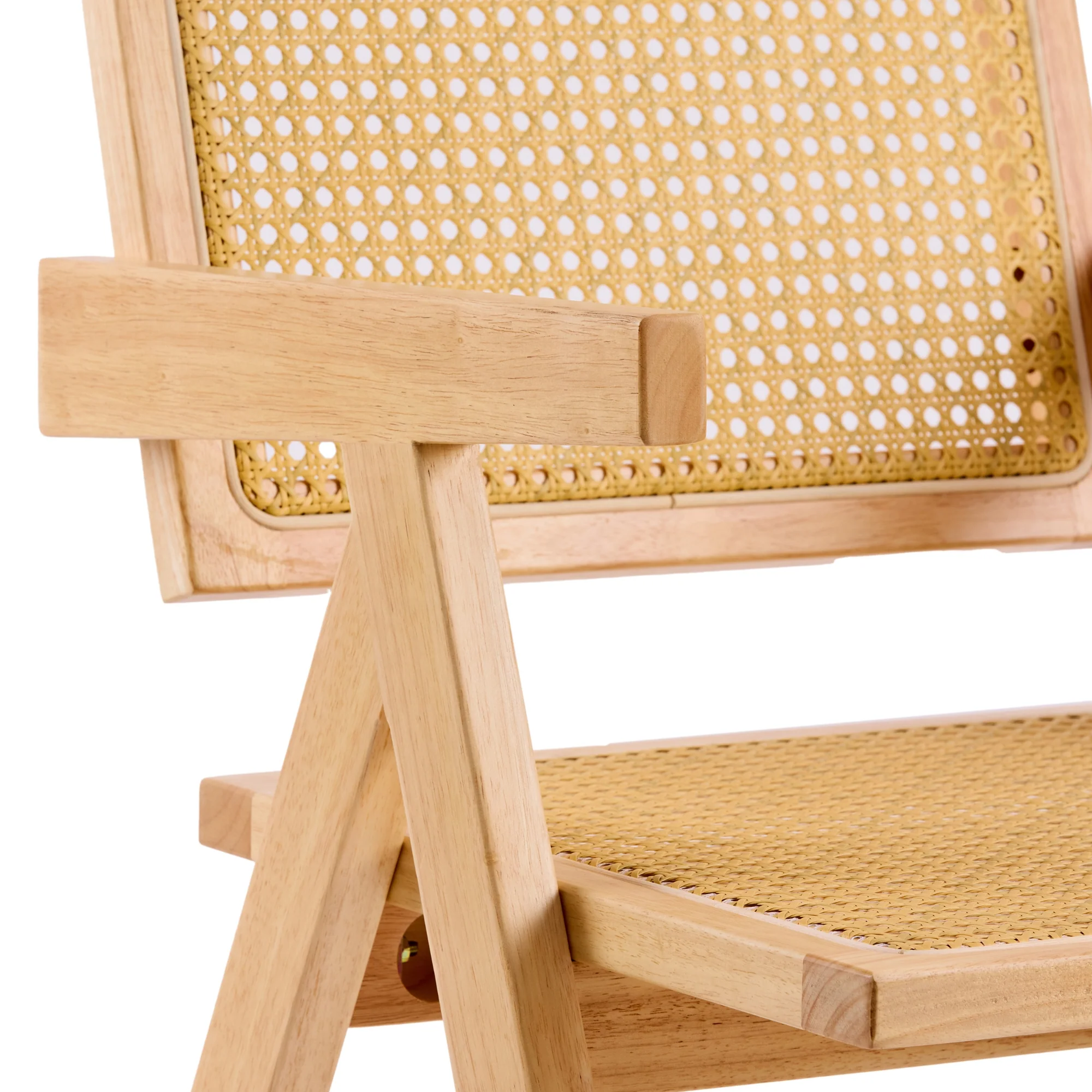Korina Carver 2pc Set Dining Chair Rattan Wicker Natural - Image 7