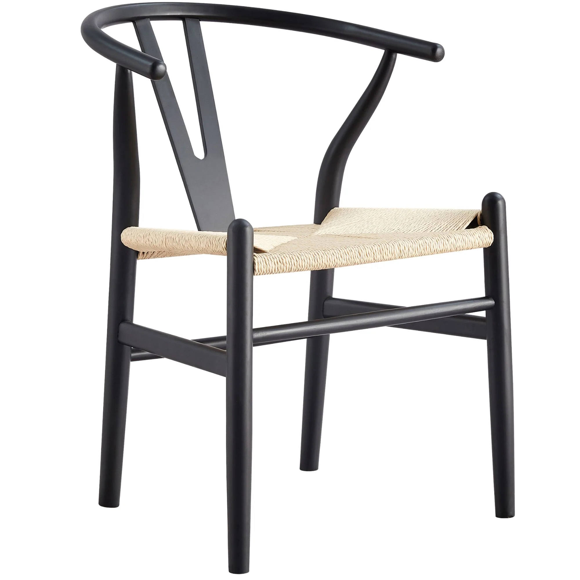 Lantana 7pc 180cm Dining Table Wishbone Chair Set - Image 8