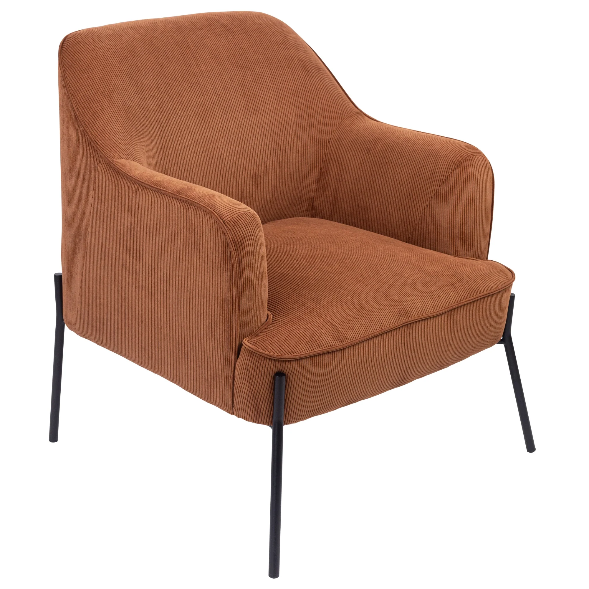 Leah Fabric Armchair Accent Chair - Image 8