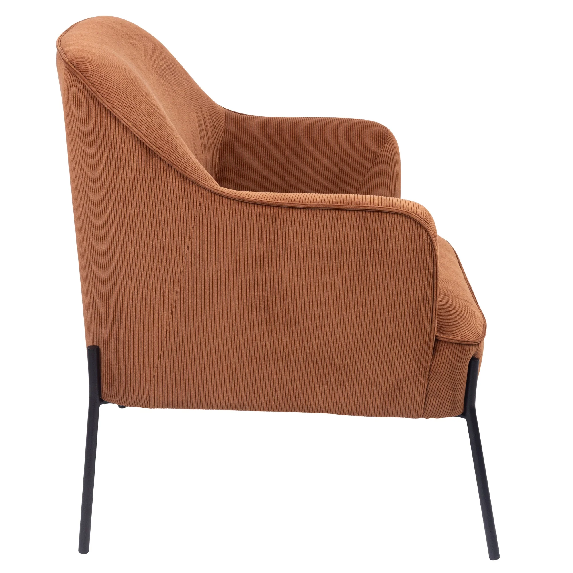 Leah Fabric Armchair Accent Chair - Image 9