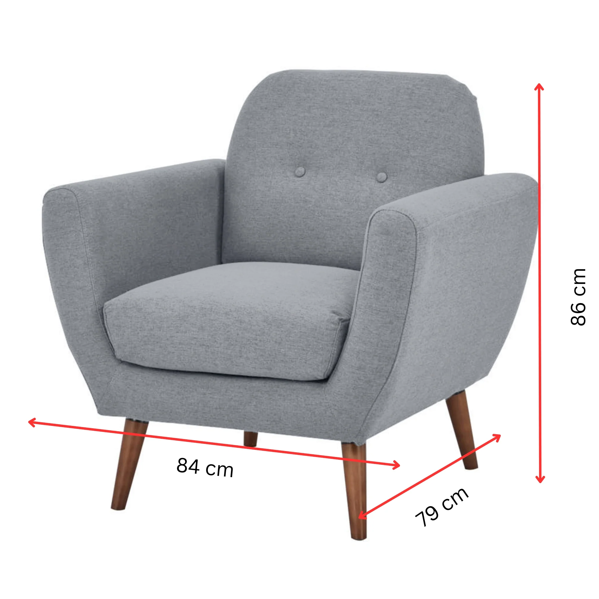 Lilliana Fabric Sofa - Image 23