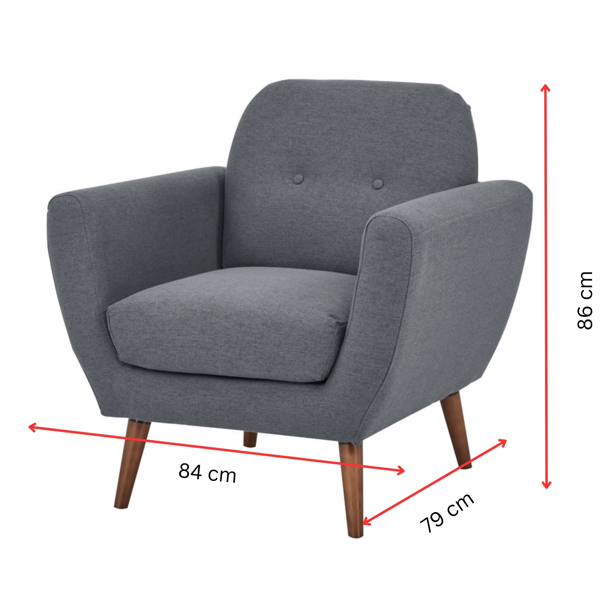 Lilliana Fabric Sofa - Image 28