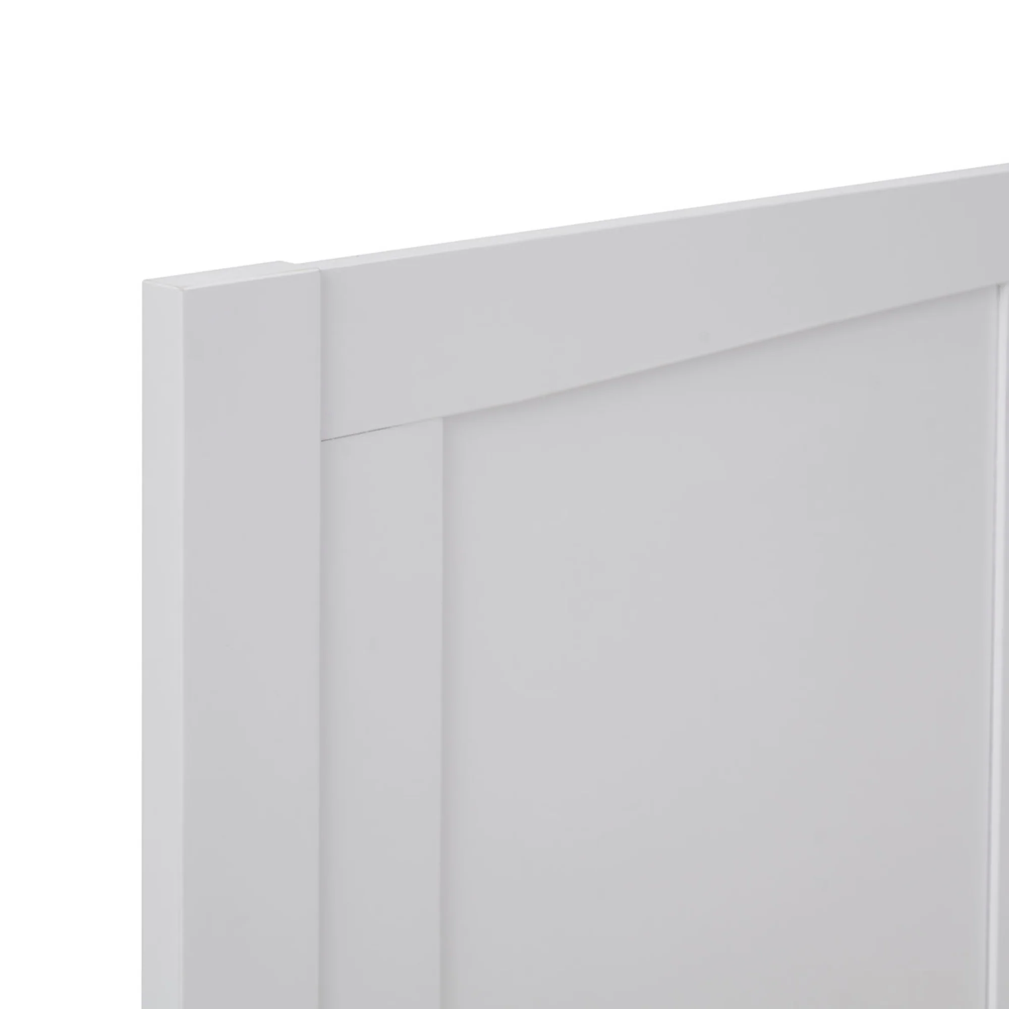 Luna King Bed Frame Storage Drawer White - Image 5