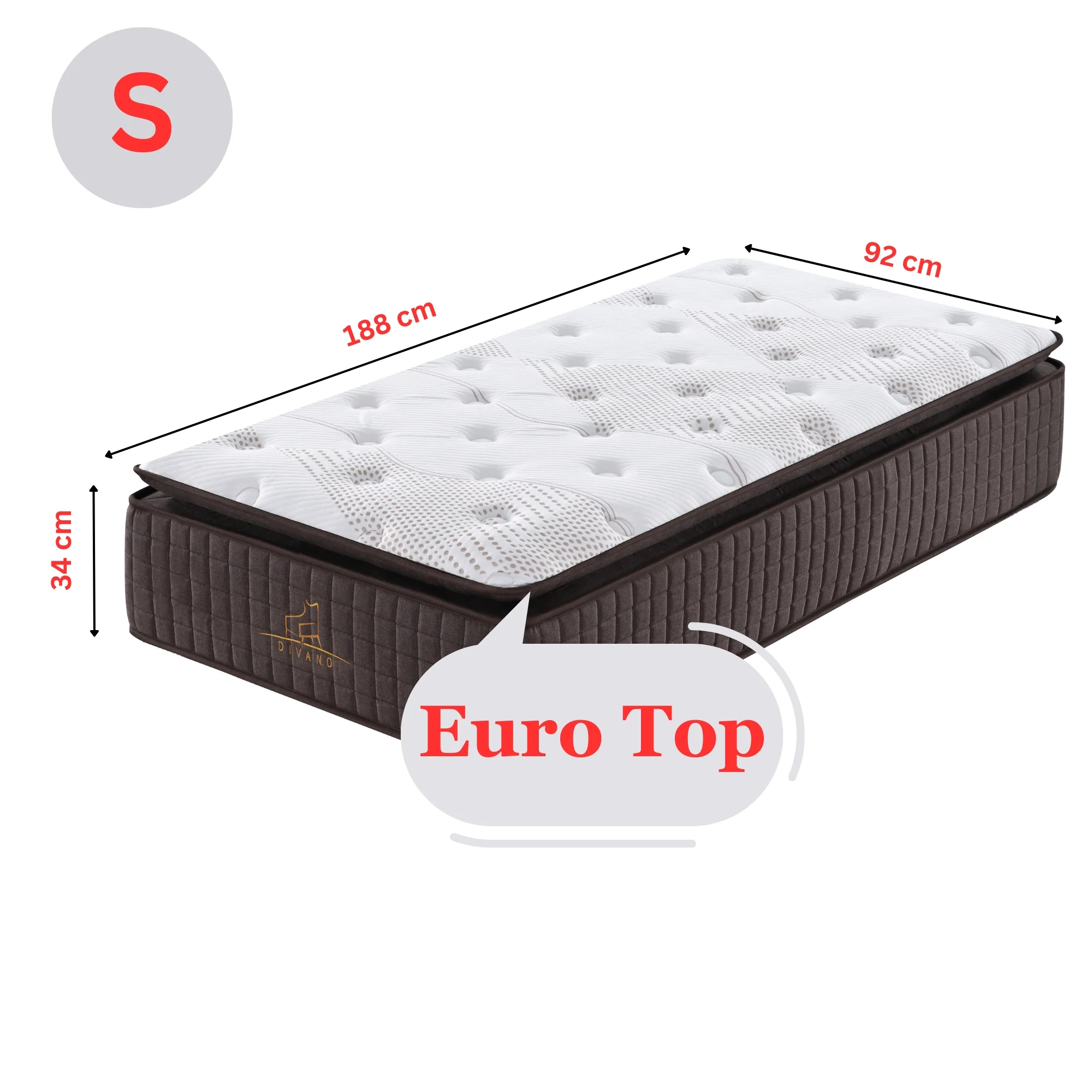 Luxe Dreams 7 Zones Pocket Spring Premium Mattress - Image 3