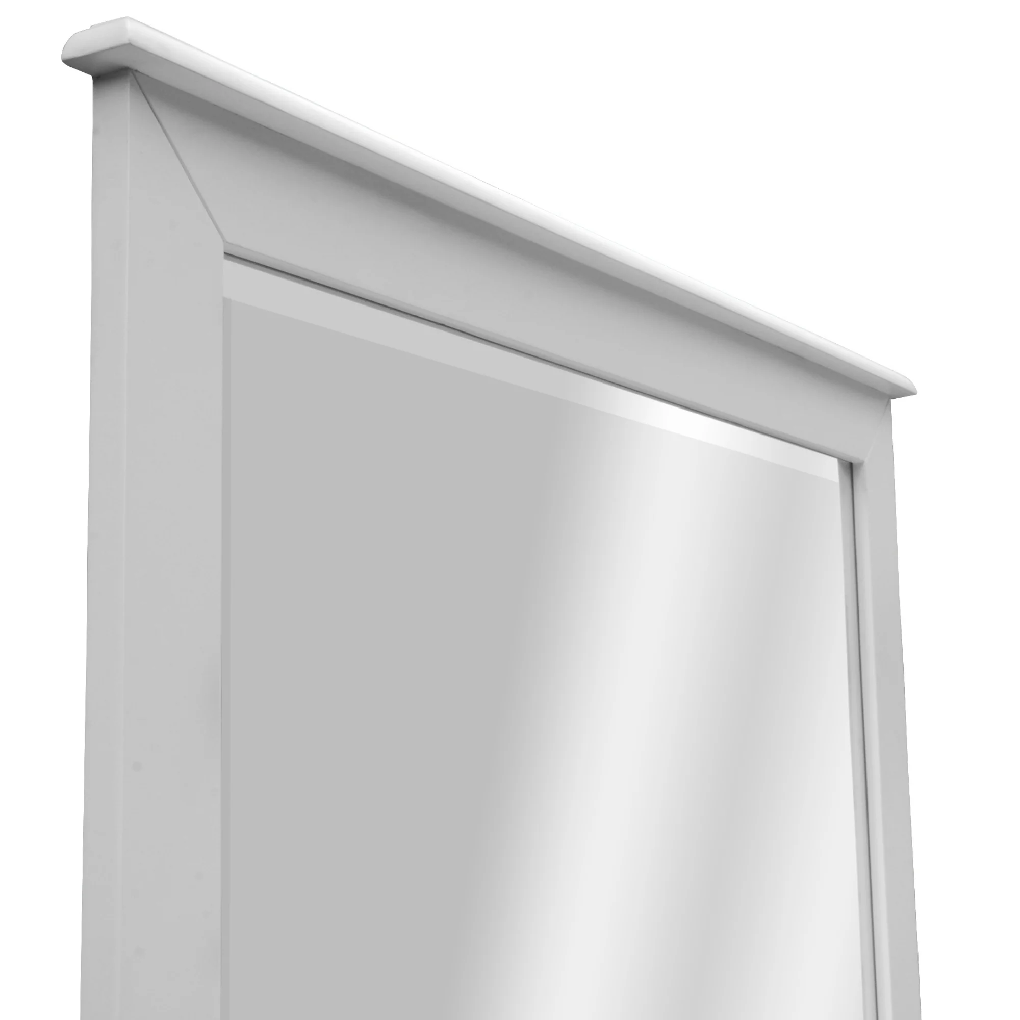 Maison Hampton Dresser Mirror Only White - Image 4