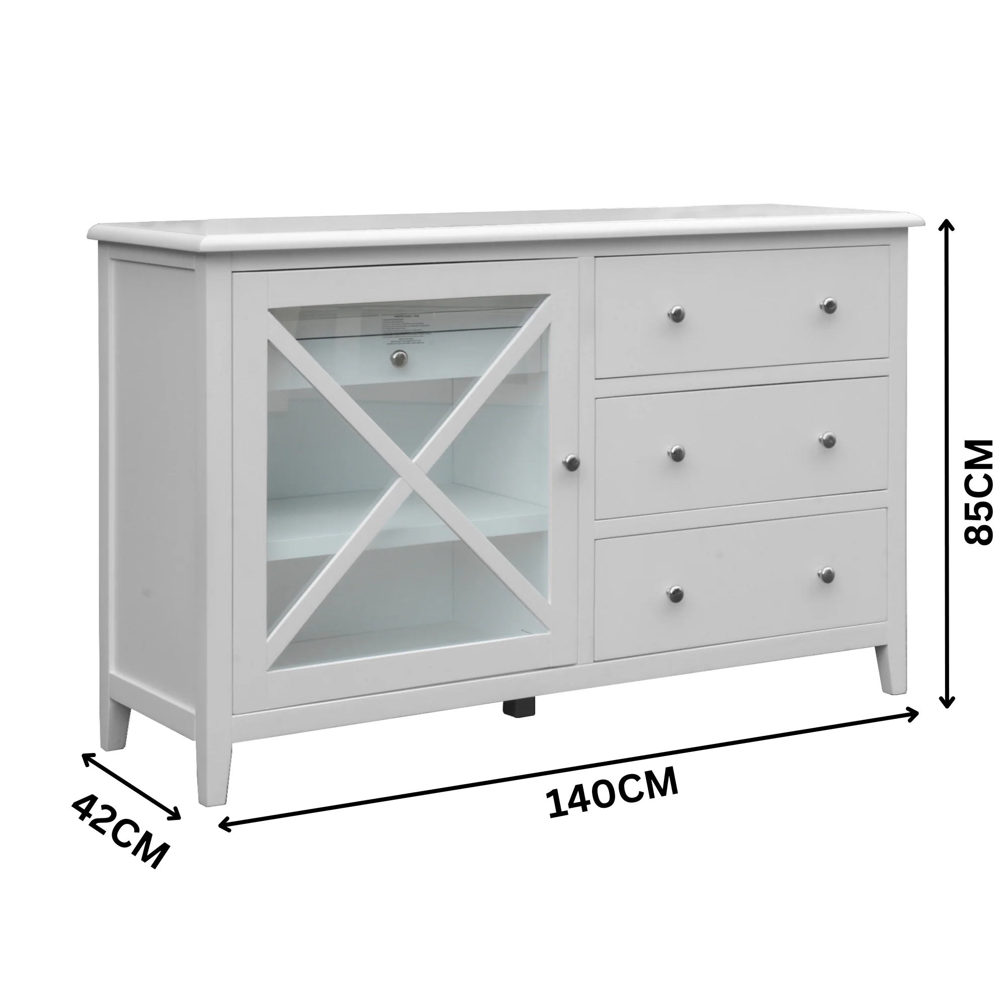 Maison Hampton Dresser White - Image 3