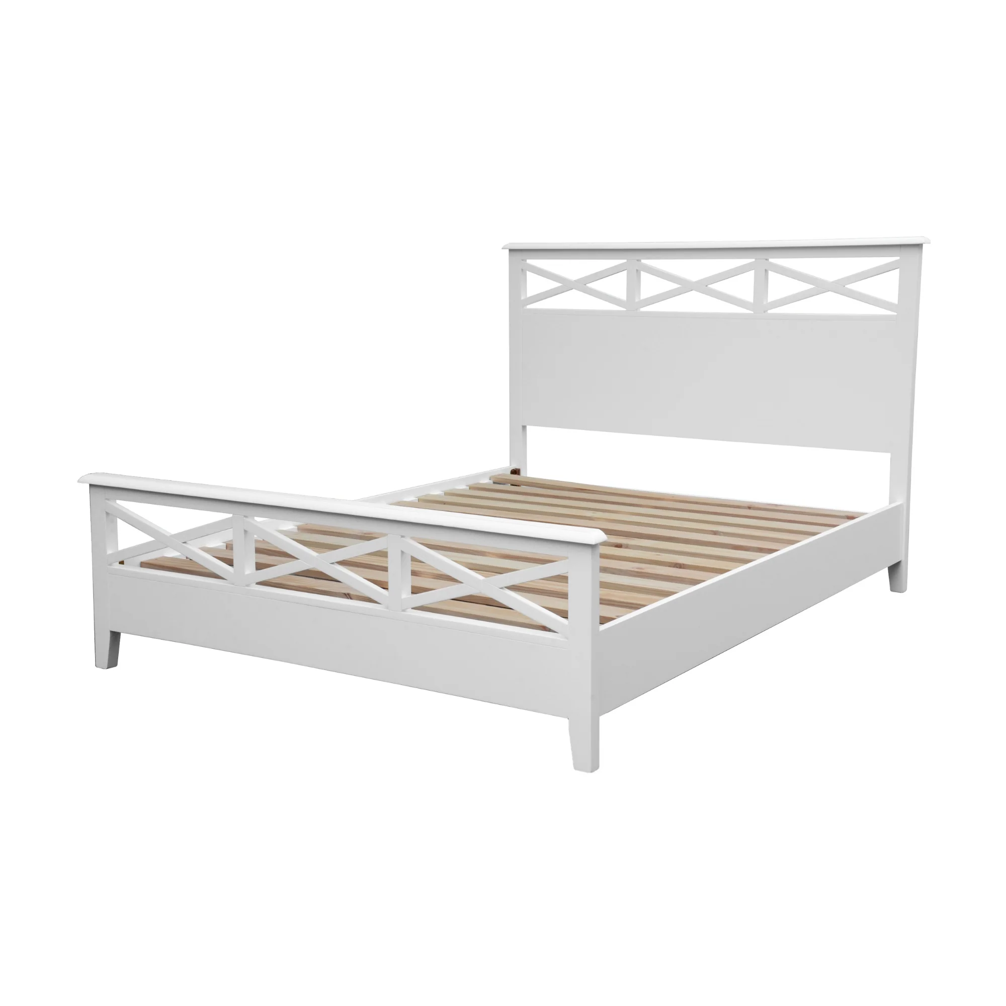 Maison Hampton King Bed Frame White - Image 2