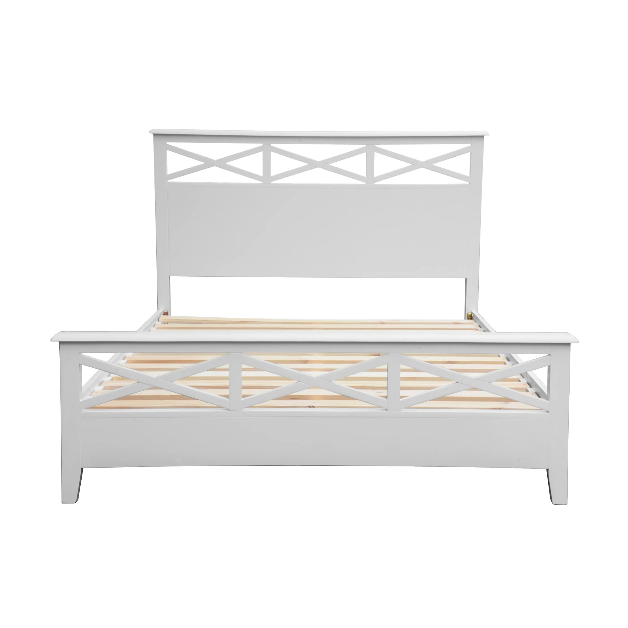 Maison Hampton King Bed Frame White - Image 4