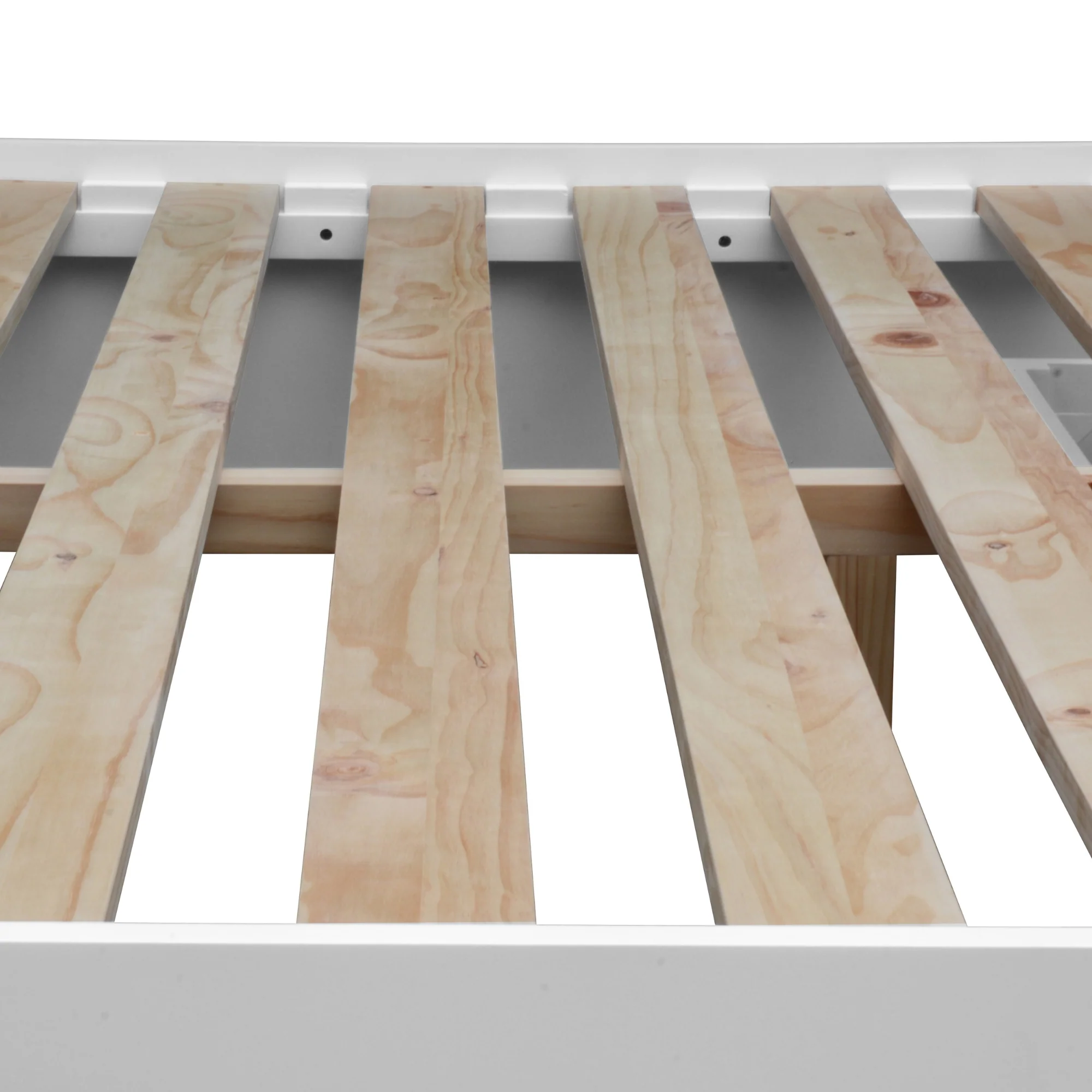 Maison Hampton King Bed Frame White - Image 7