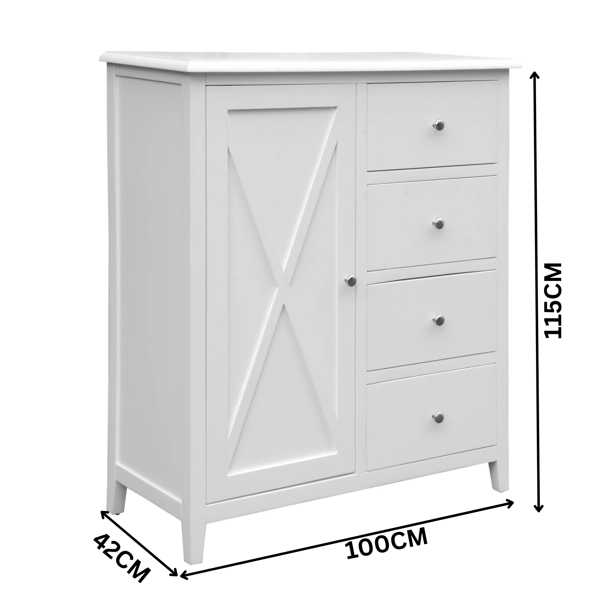 Maison Hampton Tallboy White - Image 3