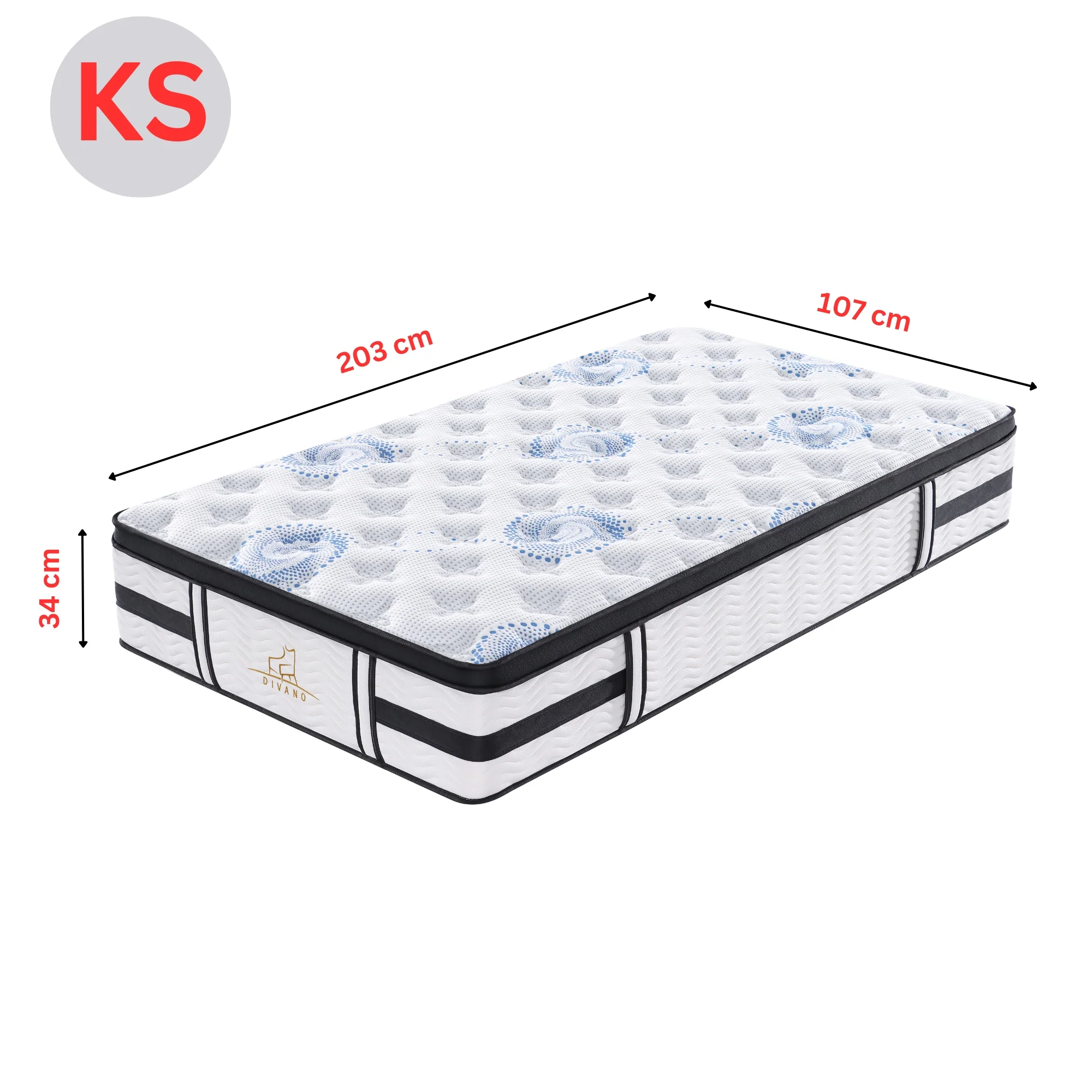 Majestic Rest 7 Zones Luxury Premium Firm Mattress - Image 12