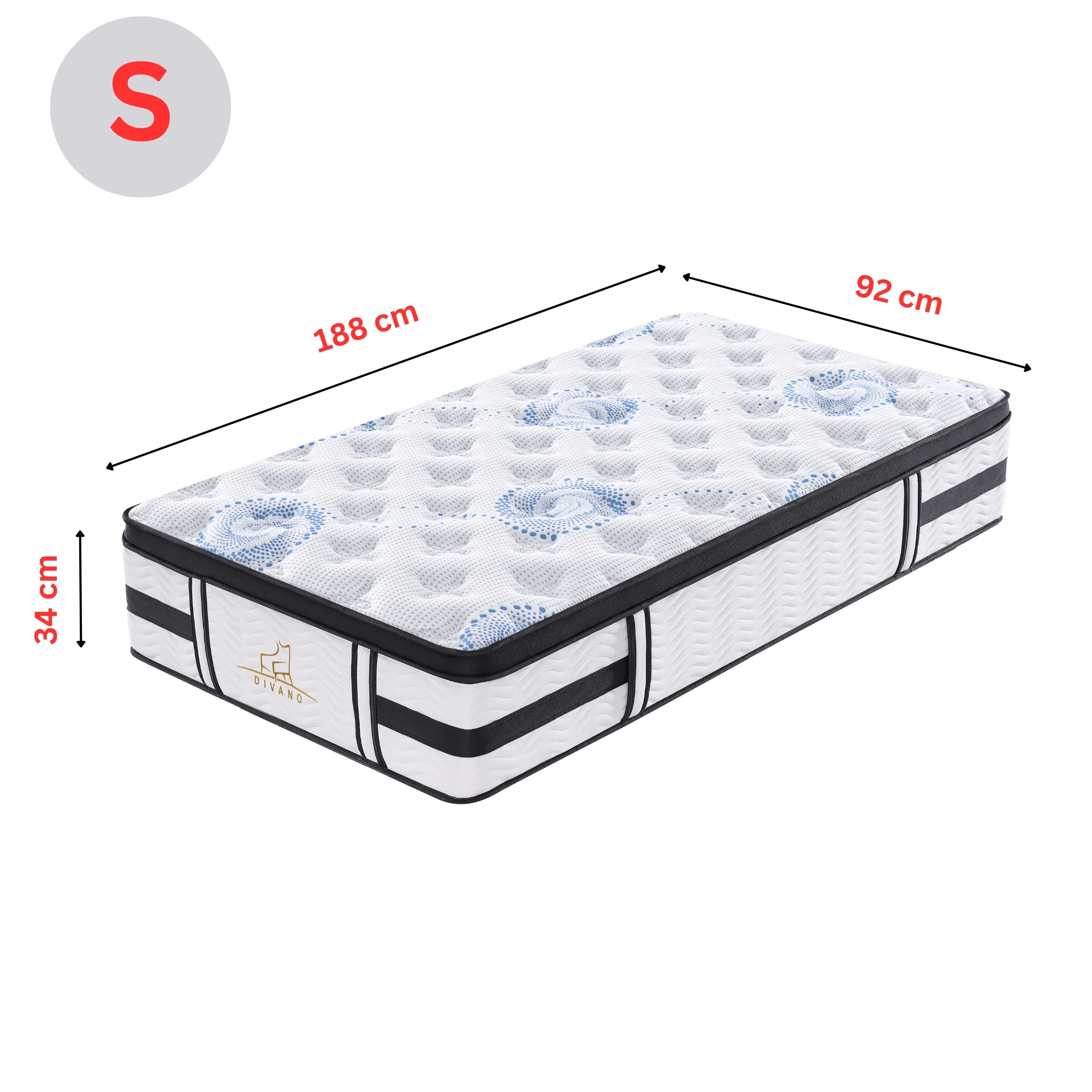 Majestic Rest 7 Zones Luxury Premium Firm Mattress - Image 4