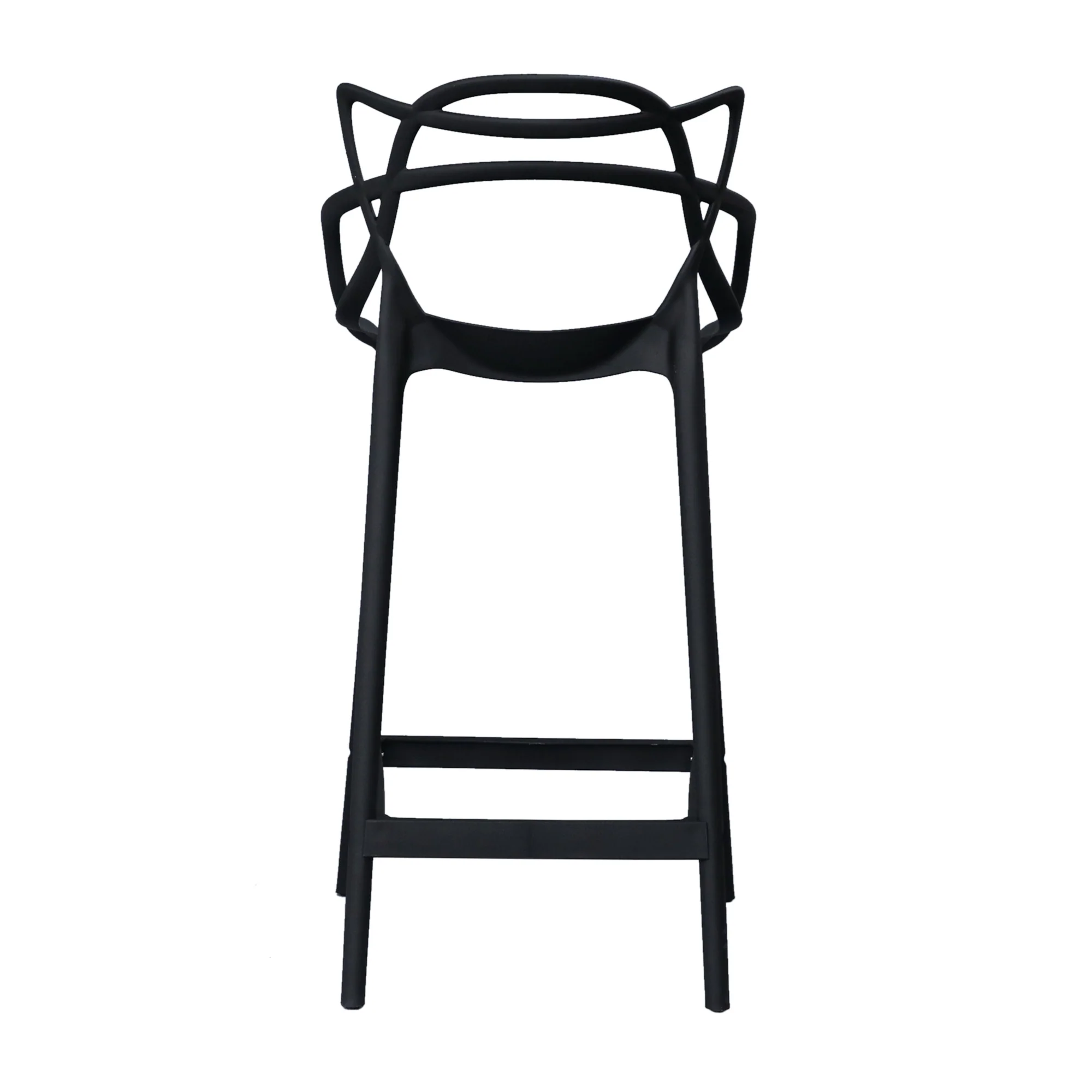 Manly Set of 4 Bar Stool Seat Black - Image 6
