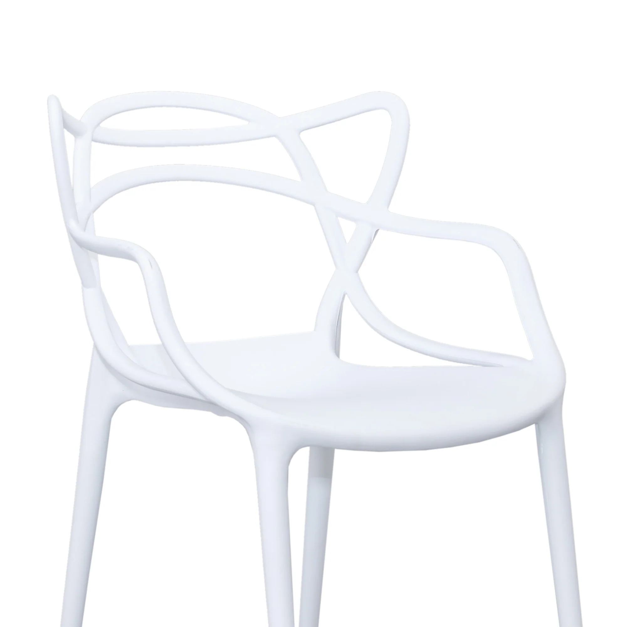 Manly Set of 4 Dining Chair White - Image 5