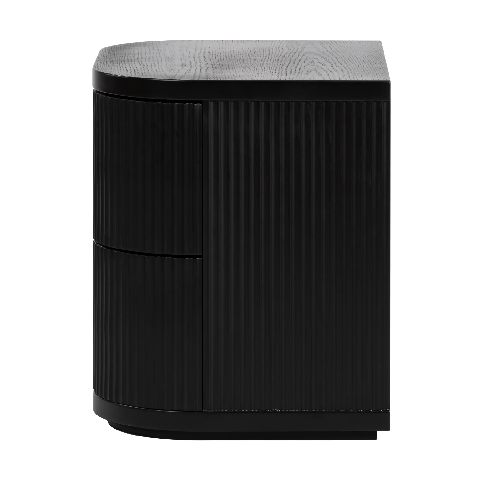 Manna Bedside Table Black - Image 5