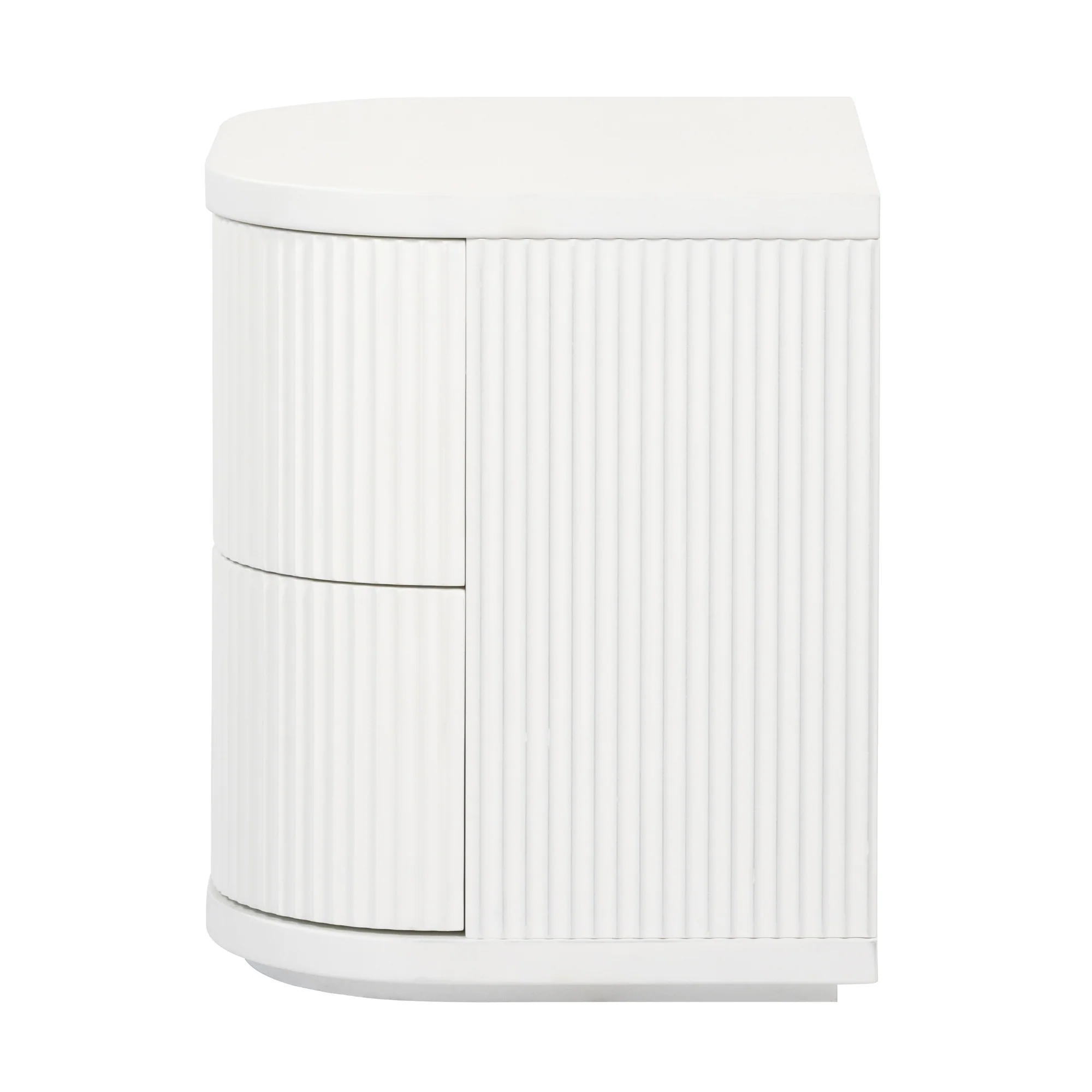 Manna Bedside Table White - Image 5