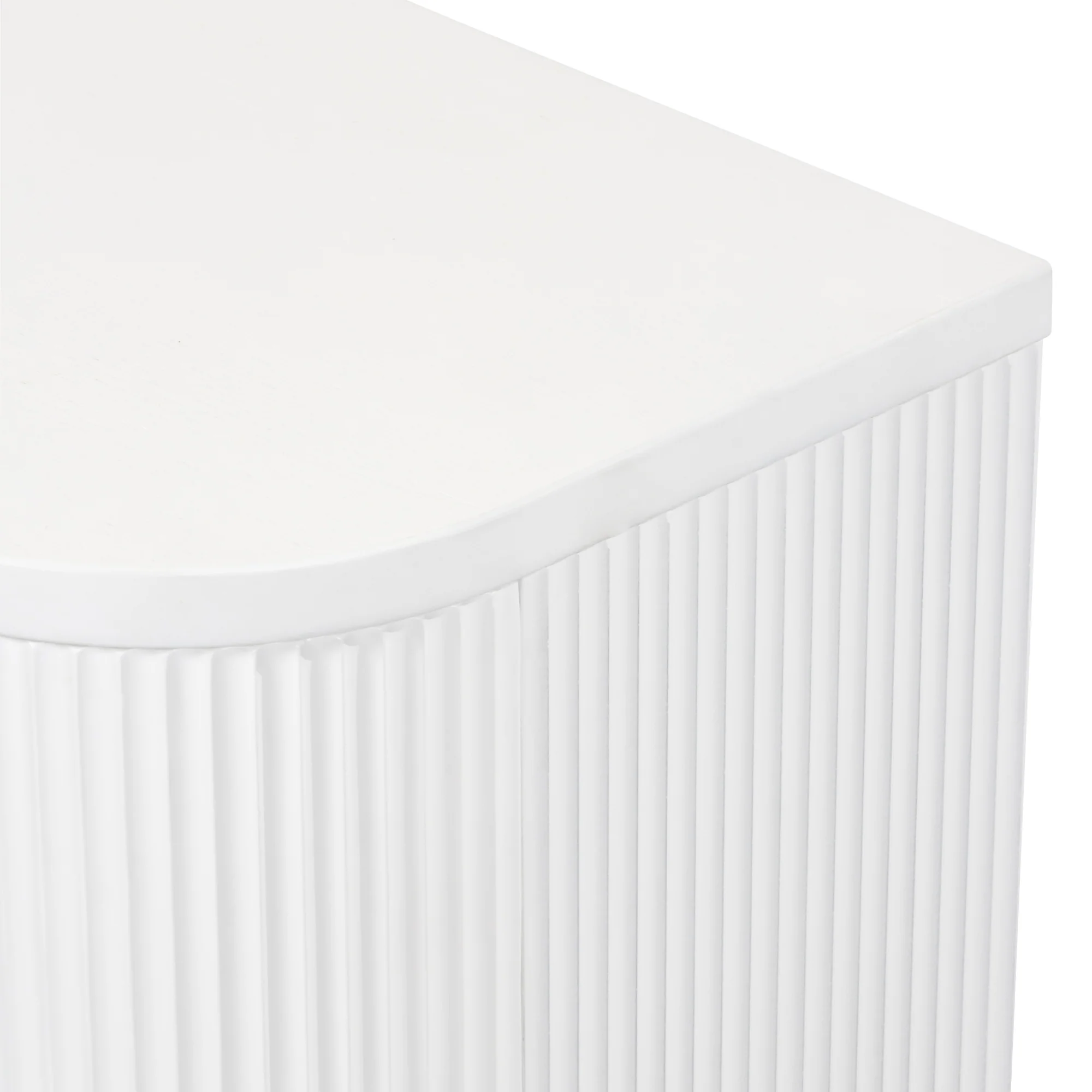 Manna Bedside Table White - Image 8