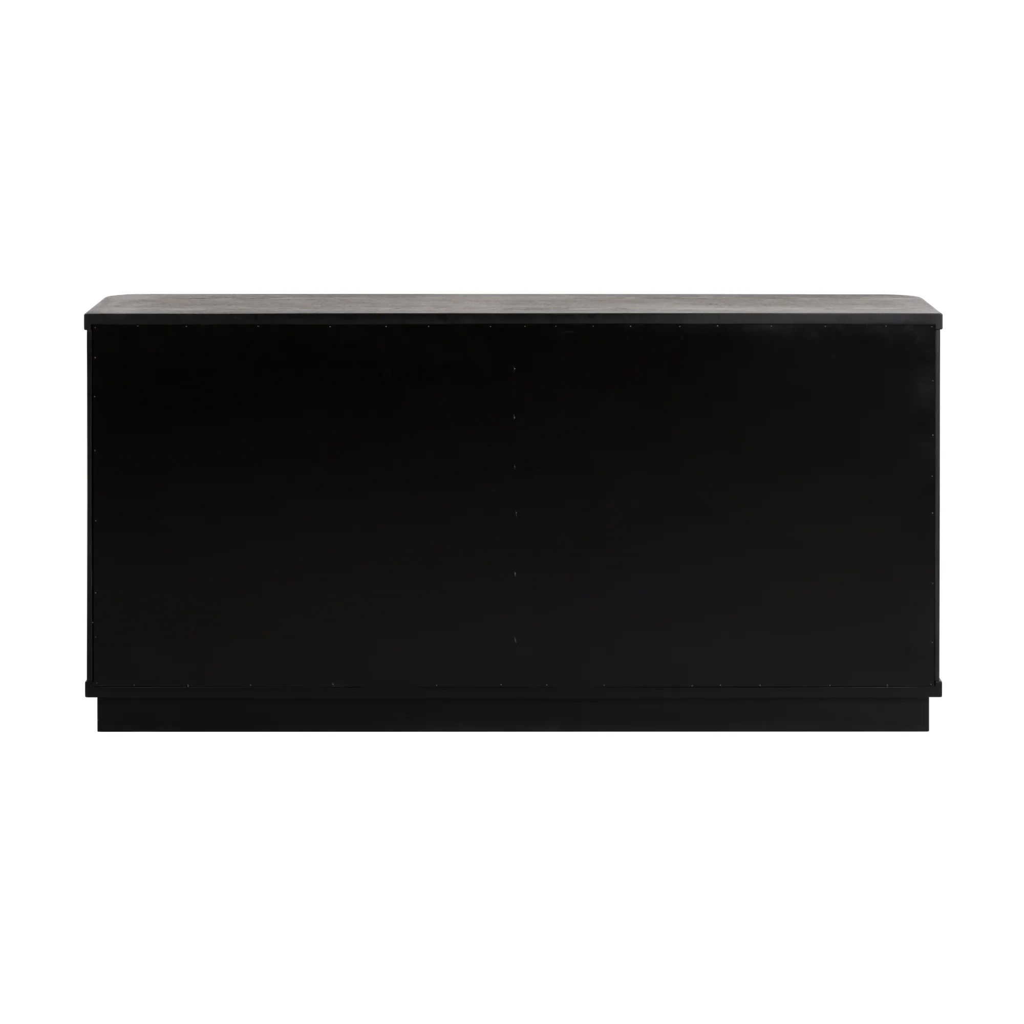 Manna Dresser Fluted Chest of Drawer Black - Image 4