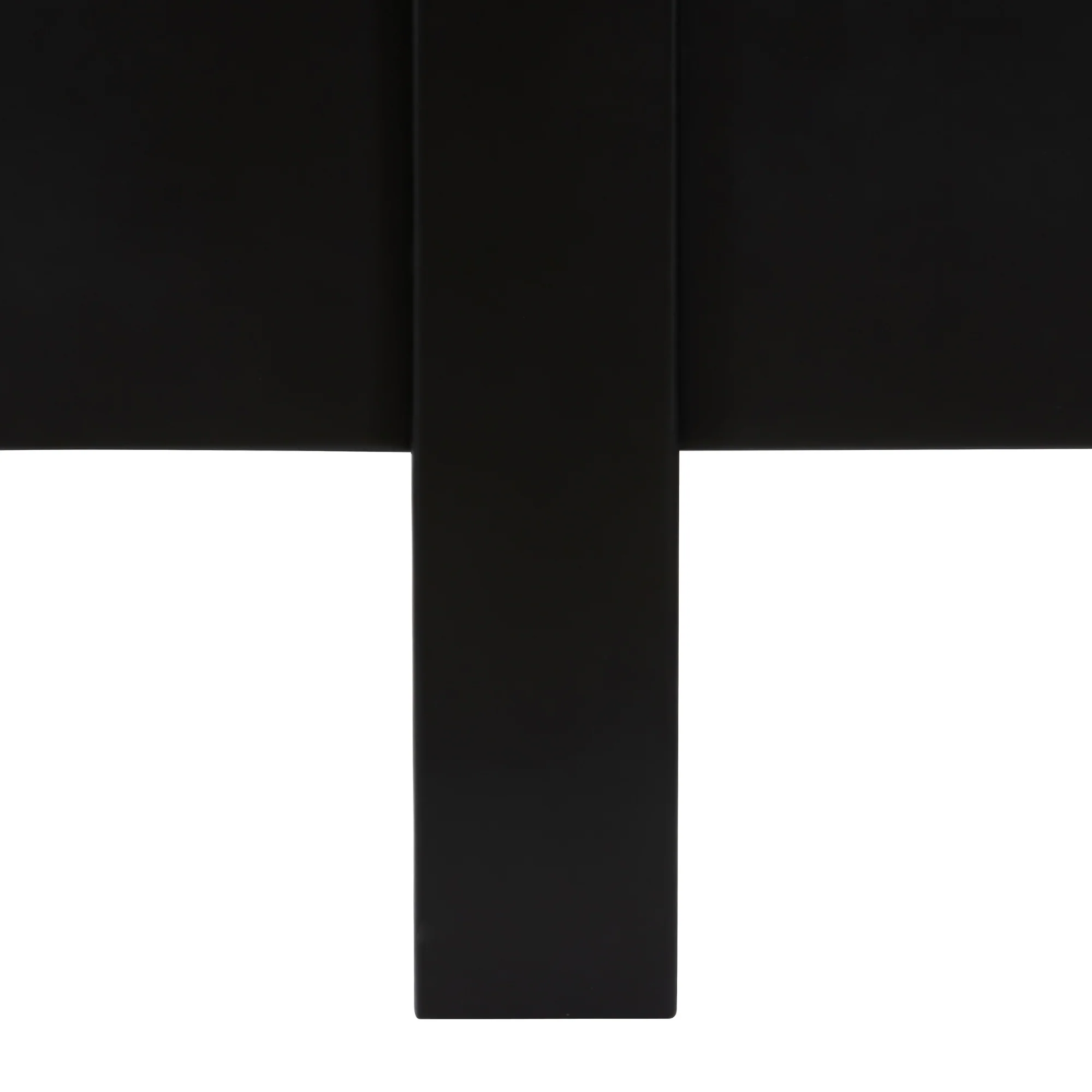 Manna Queen Bed Fluted Frame Black - Image 5