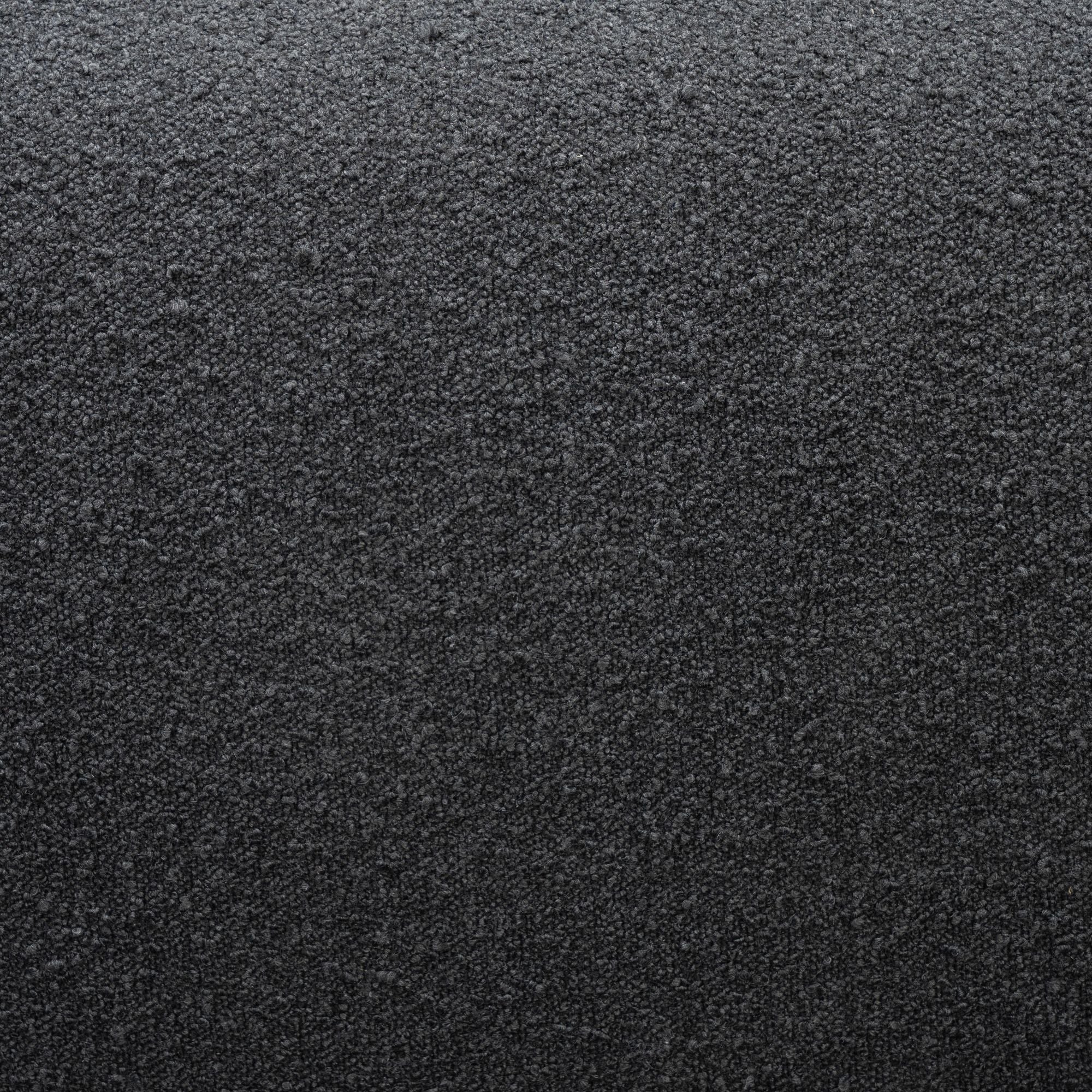 Marcel 1 Seater Armchair Boucle Fabric Sofa Charcoal - Image 8