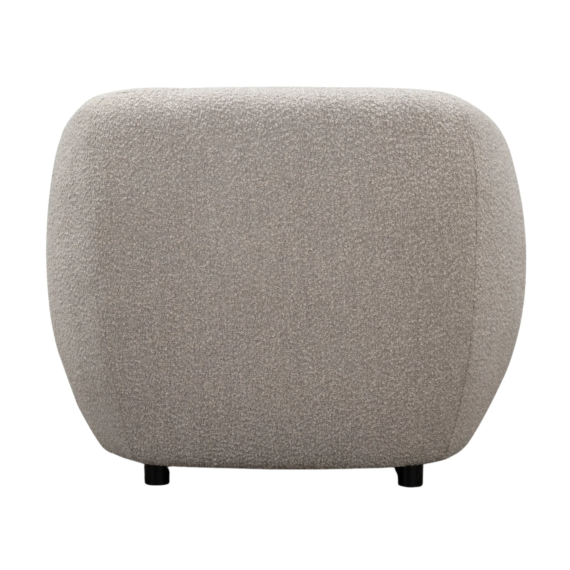 Marcel 1 Seater Armchair Boucle Fabric Sofa Quartz Beige - Image 5