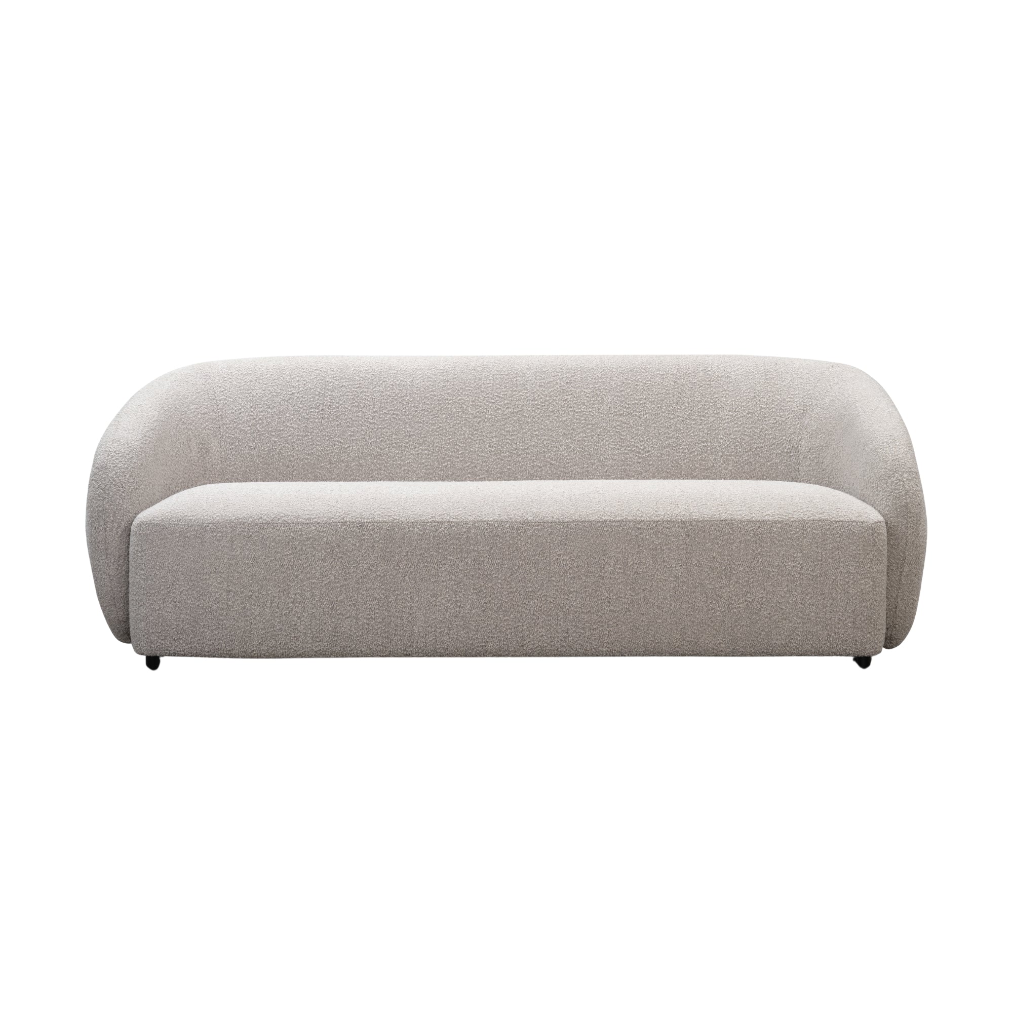 Marcel 3 Seater Boucle Fabric Sofa Quartz Beige - Image 2