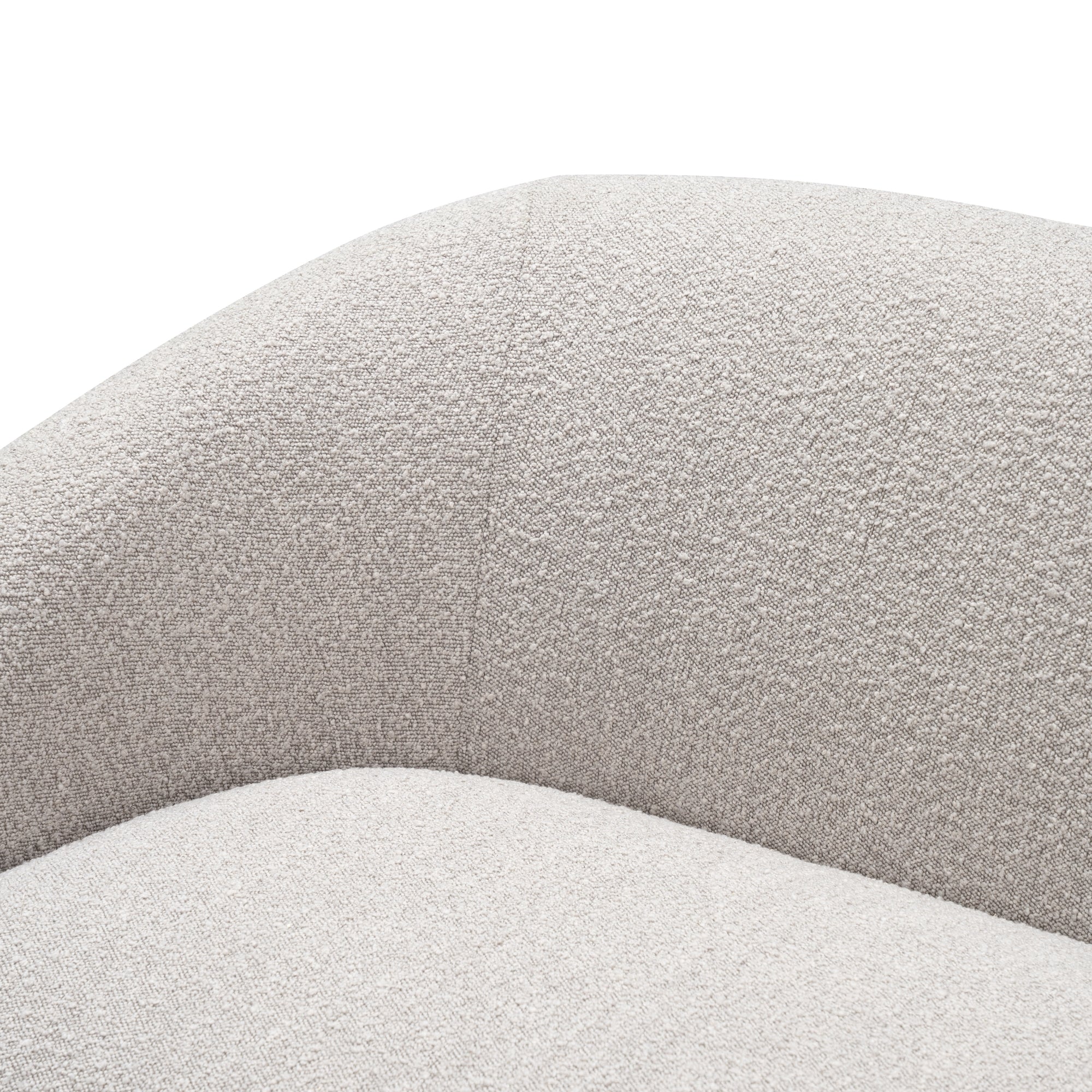 Marcel 3 Seater Boucle Fabric Sofa Quartz Beige - Image 7