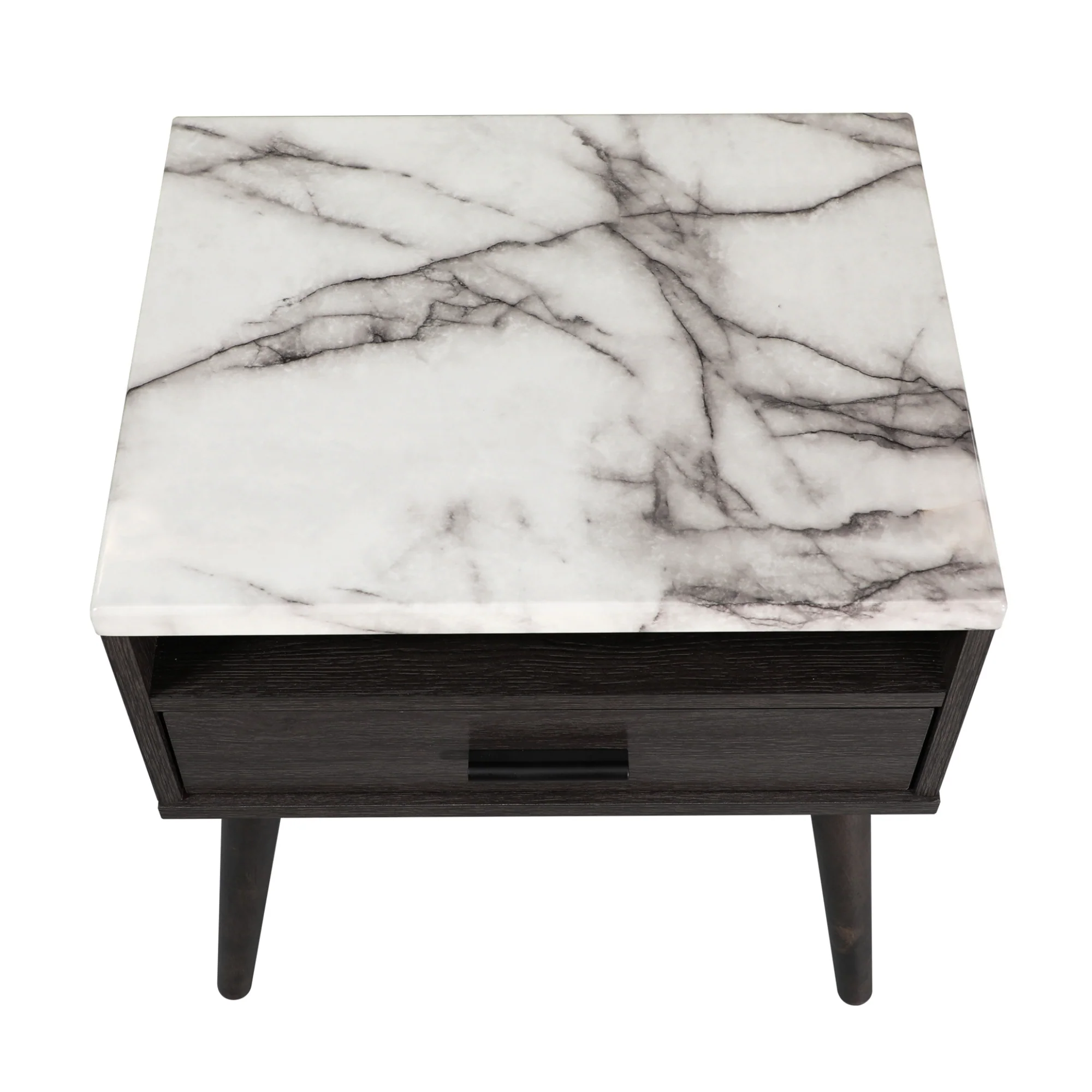 Marcello Bedside Table Dark Brown - Image 5