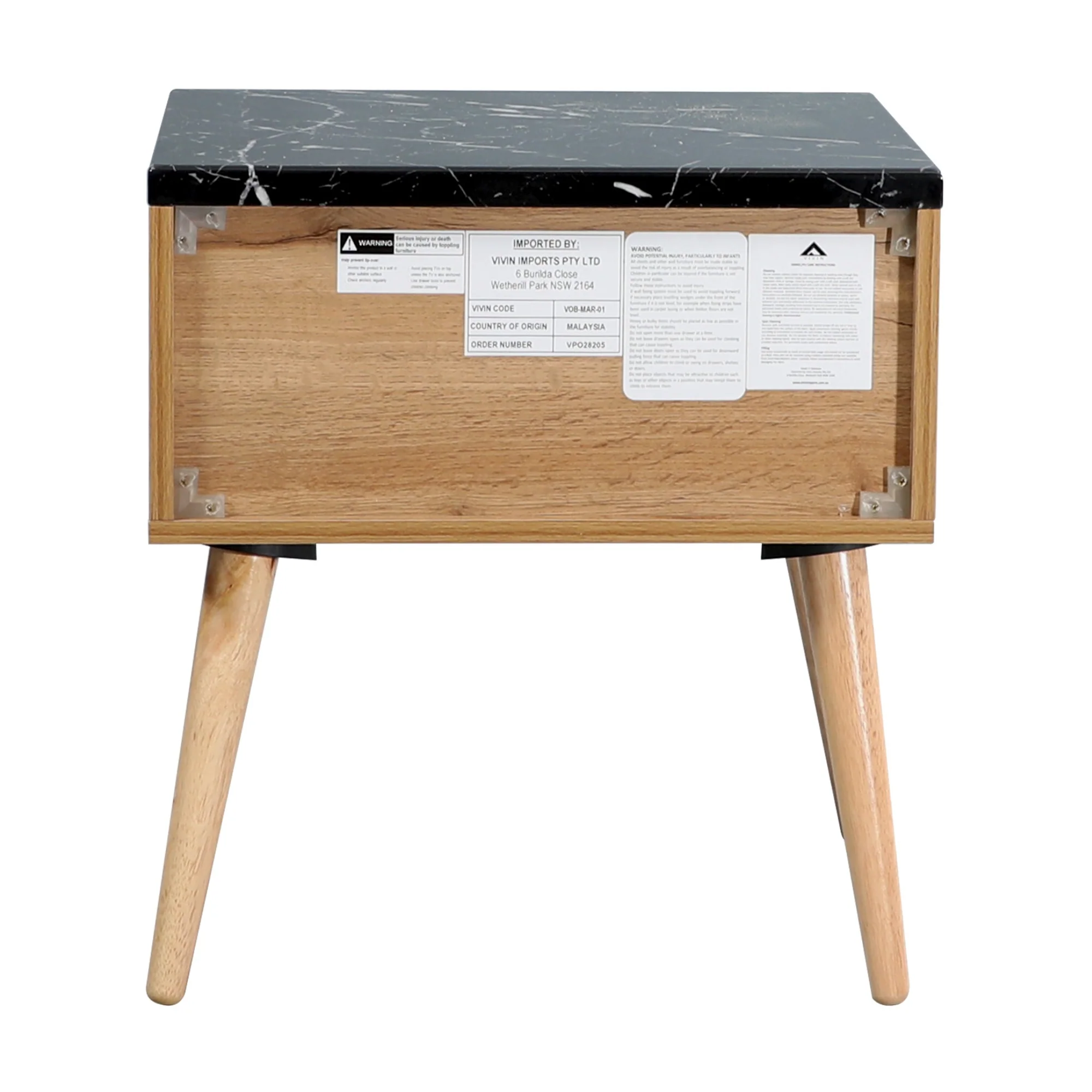 Marcello Bedside Table Wotan Oak - Image 4