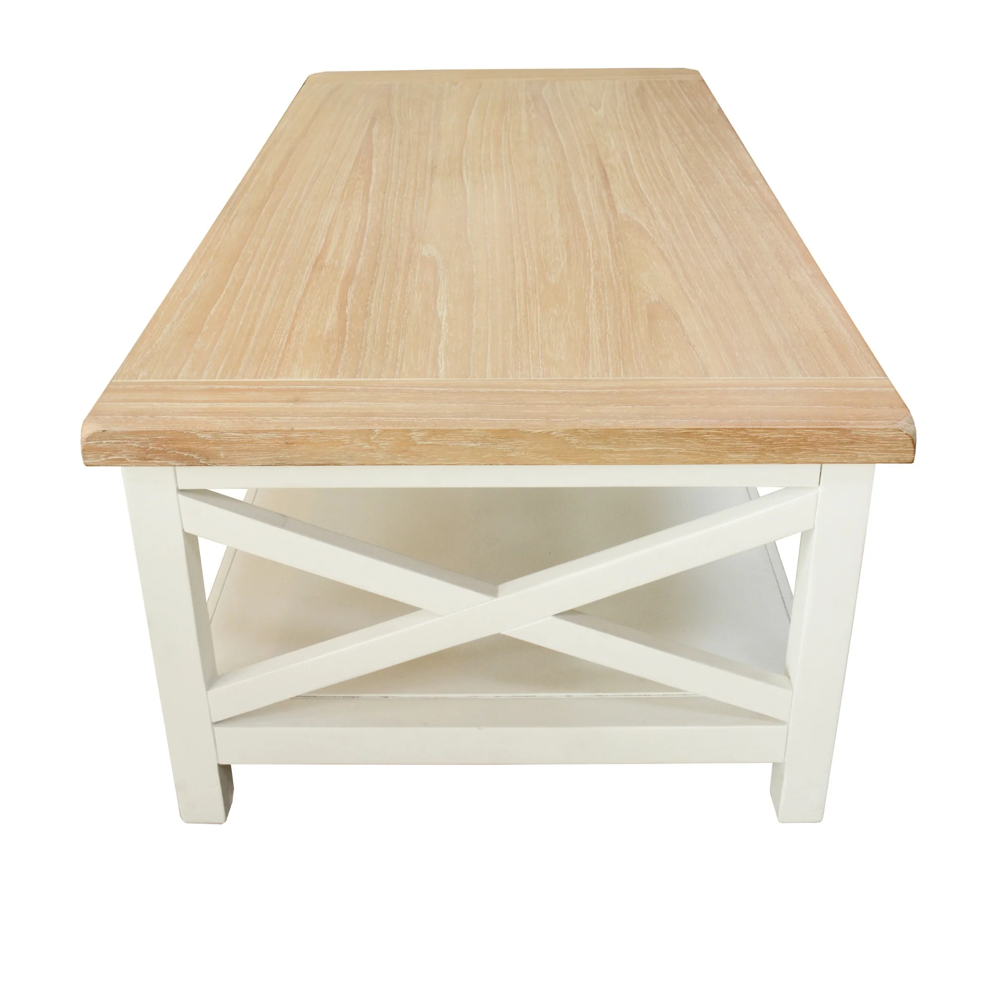 Marmalade Hampton 120cm Coffee Table White Oak - Image 3