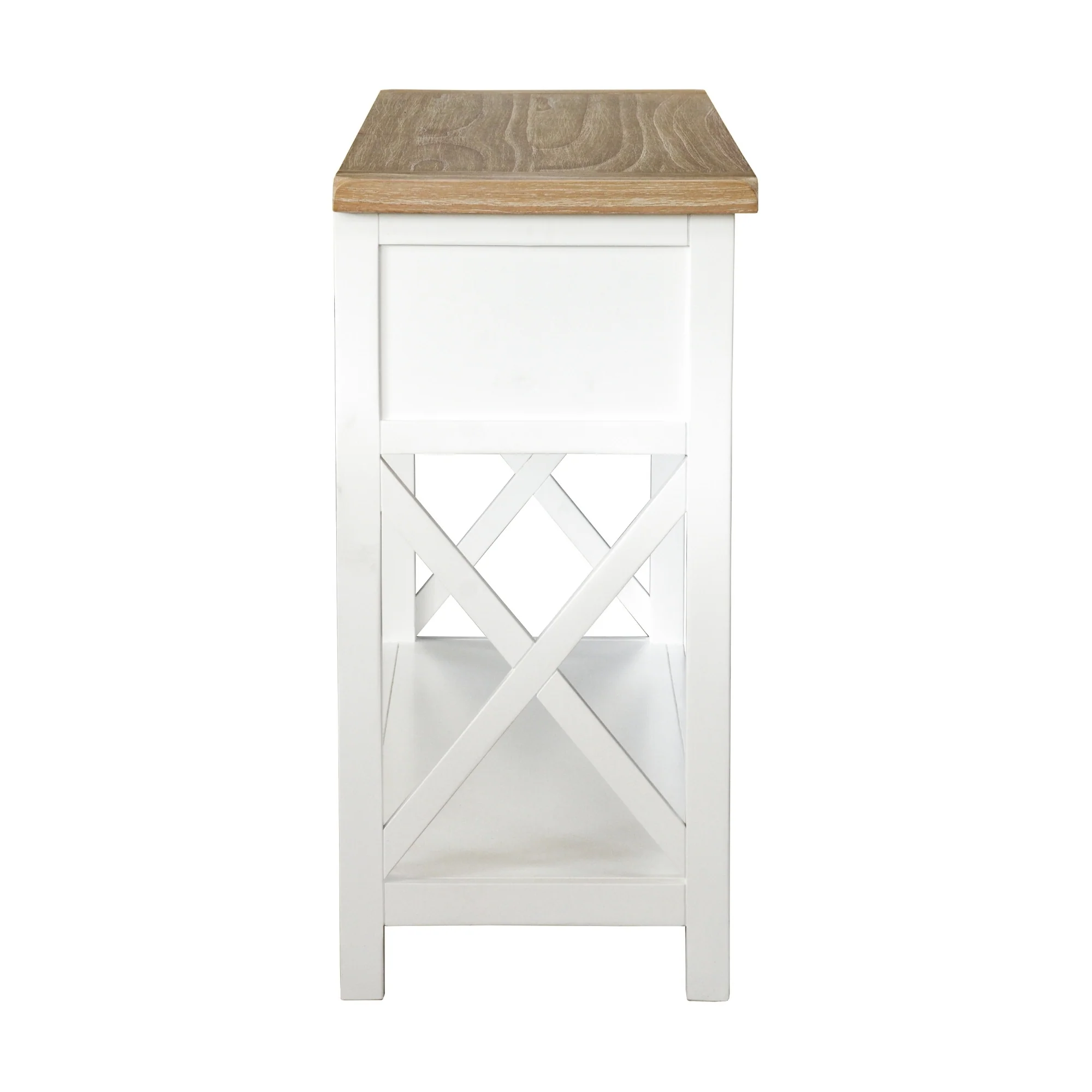 Marmalade Hampton 120cm Console Table White Oak - Image 6