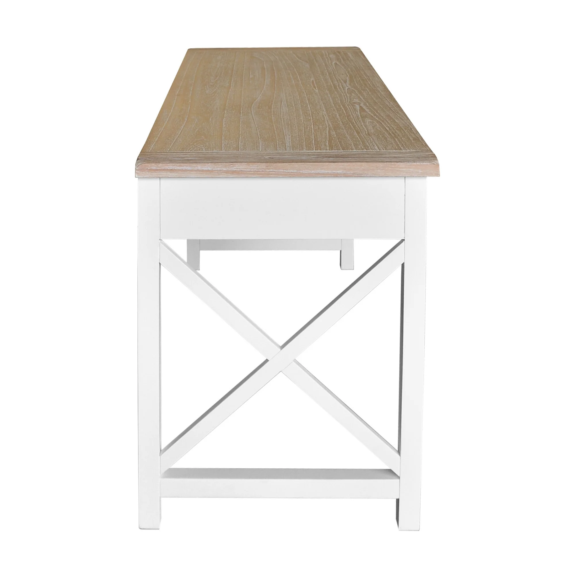 Marmalade Hampton 140cm Desk Table White Oak - Image 4