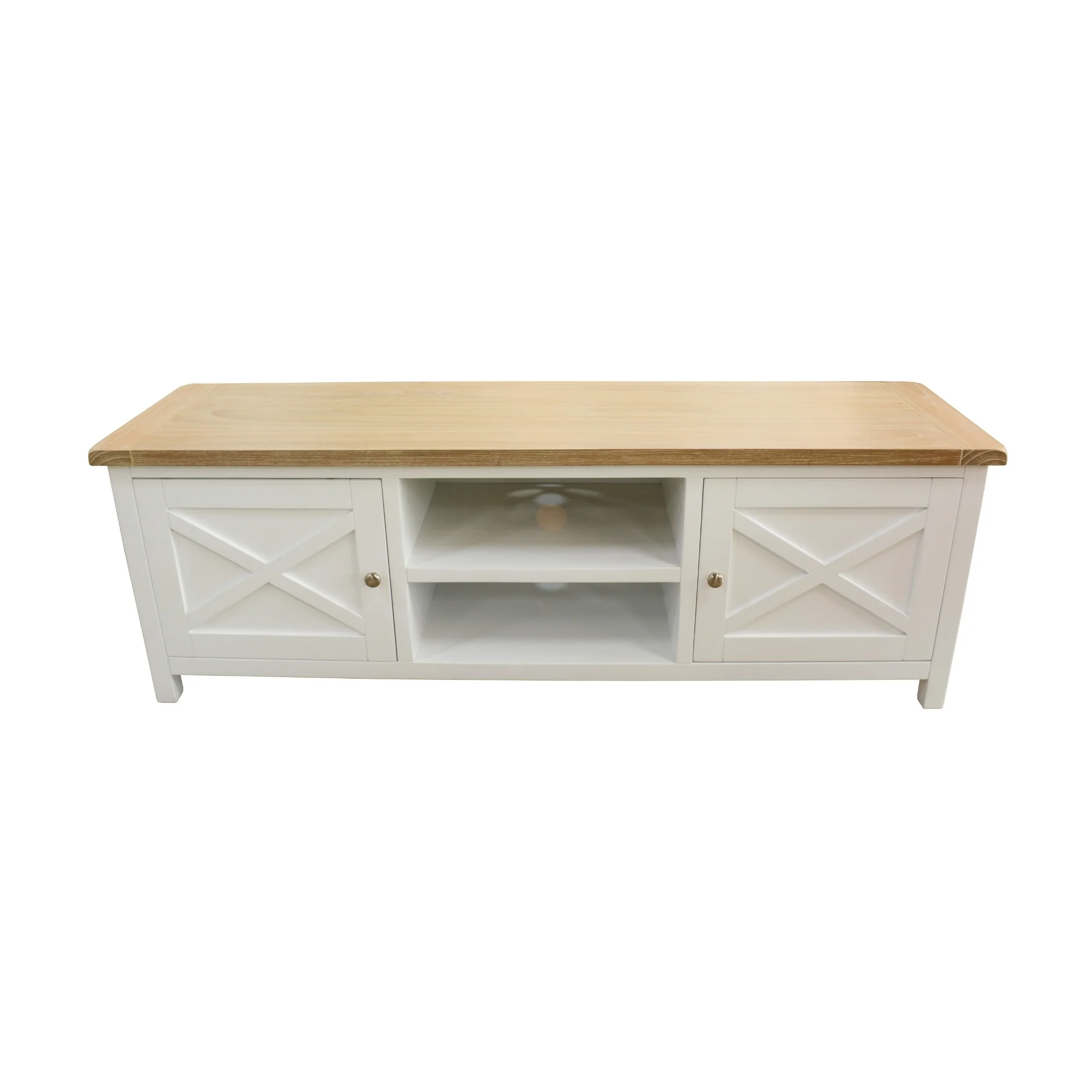 Marmalade Hampton 160cm ETU Entertainment TV Unit White Oak - Image 5