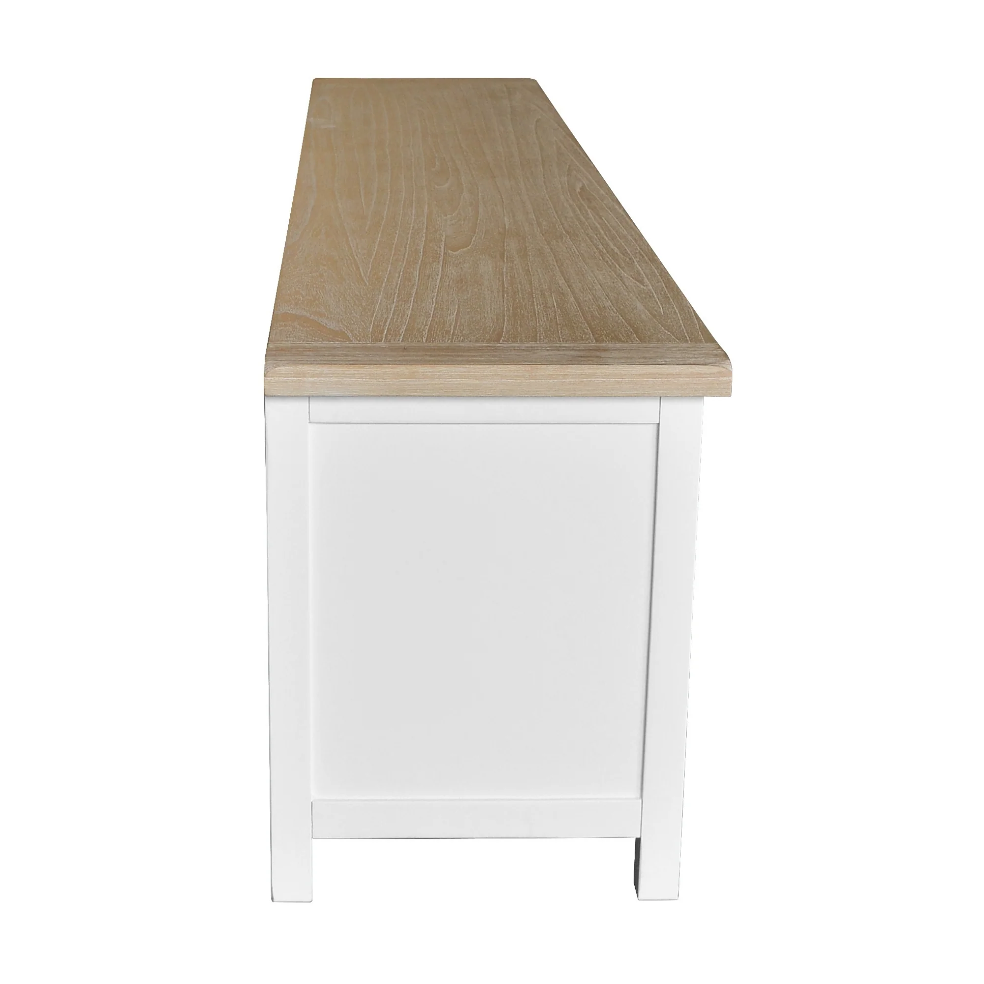Marmalade Hampton 210cm ETU Entertainment TV Unit White Oak - Image 4