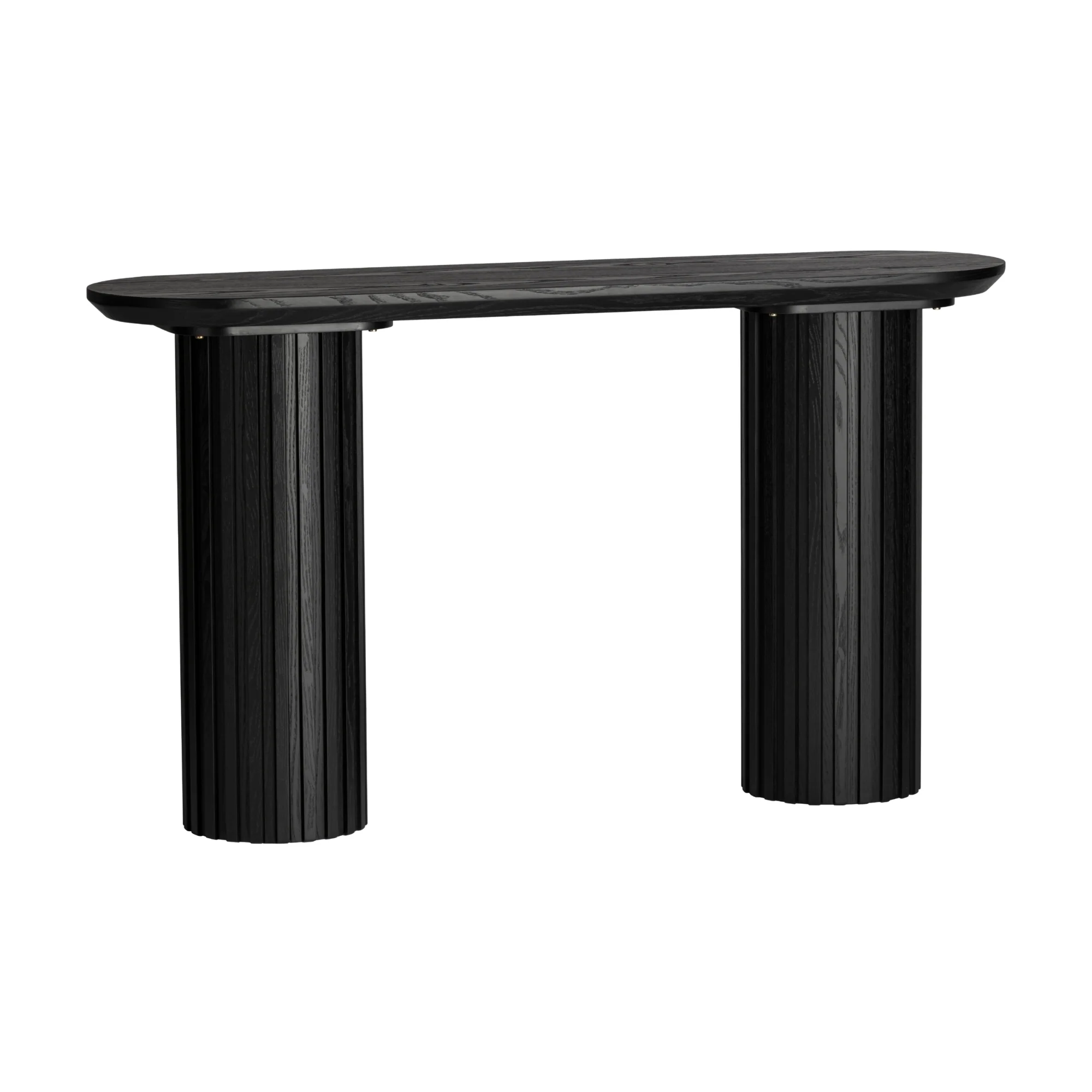 Vanessa 140cm Console Hallway Entrance Table Black - Image 4
