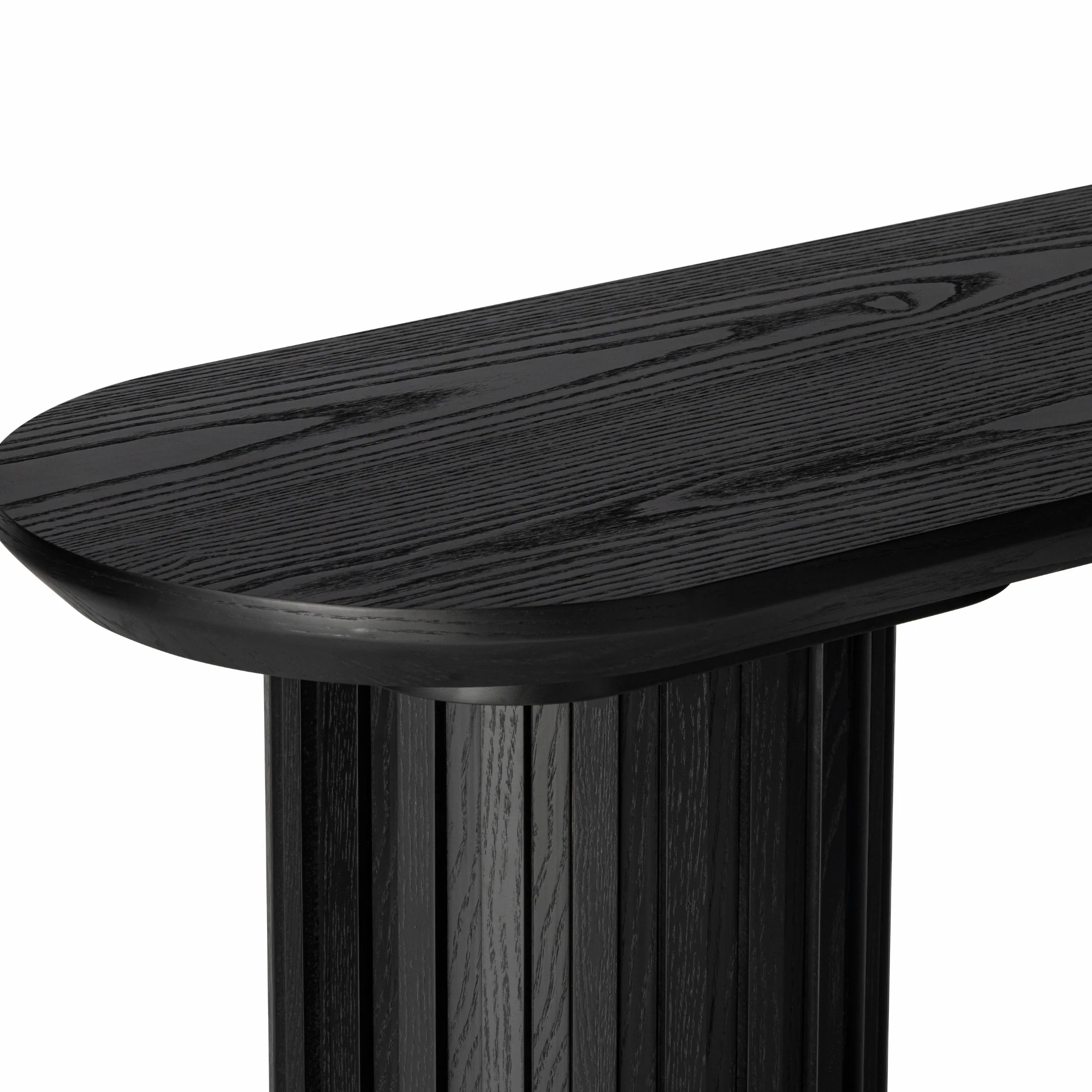 Vanessa 140cm Console Hallway Entrance Table Black - Image 5