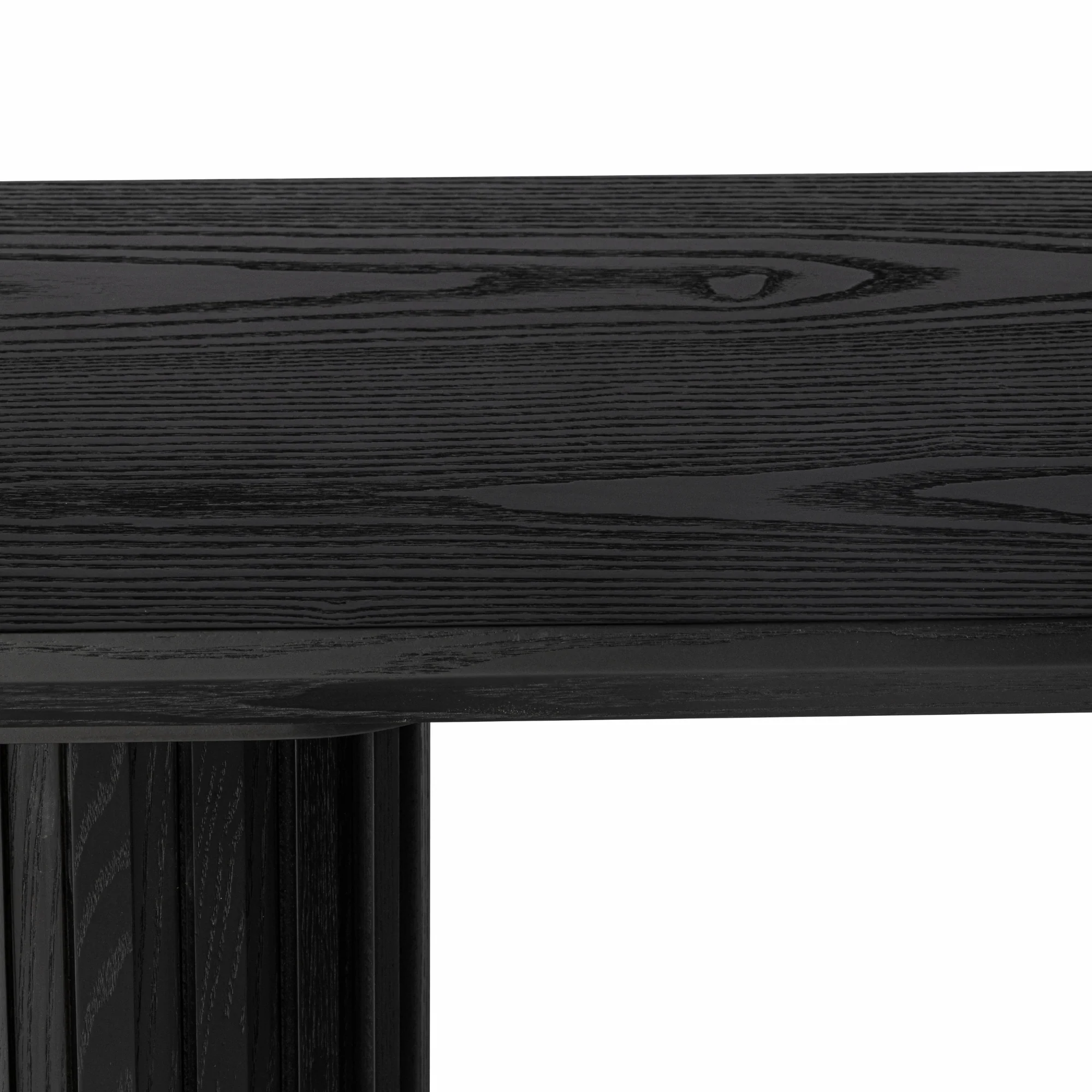 Vanessa 140cm Console Hallway Entrance Table Black - Image 8