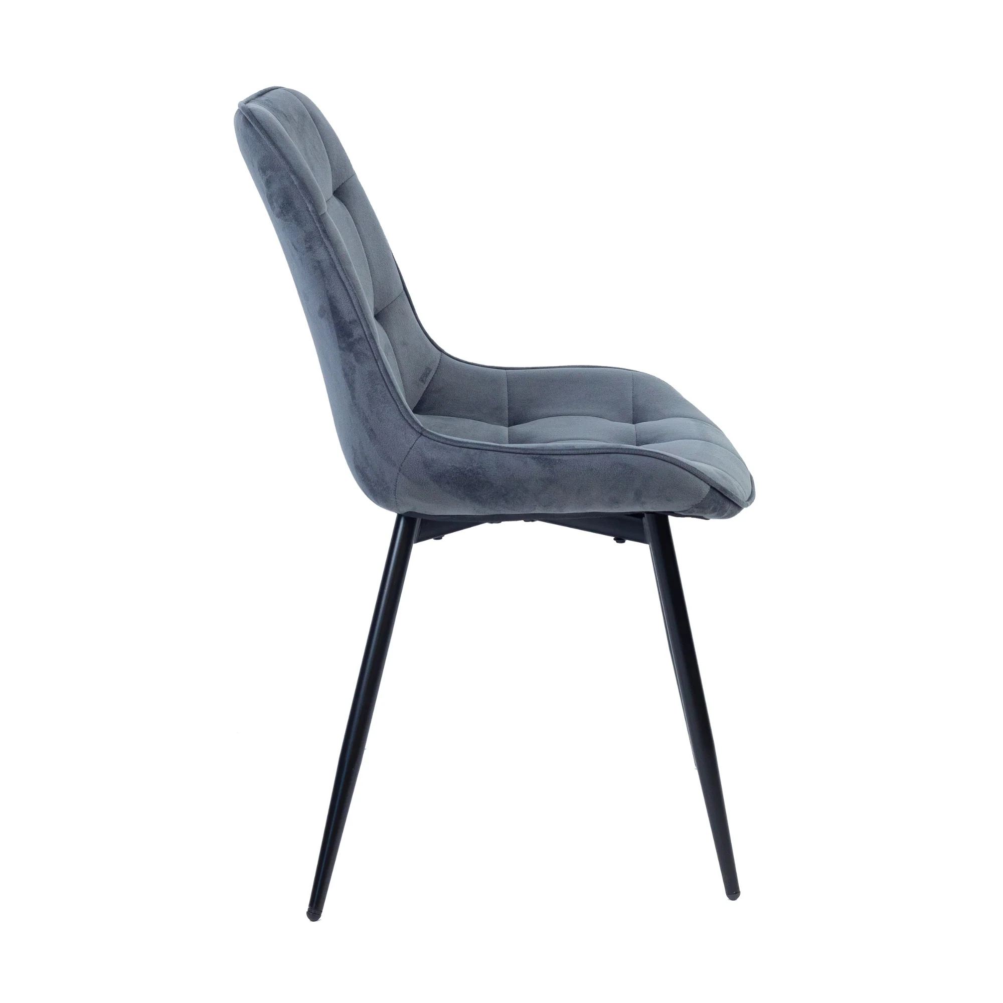 Mary 2pc Set Fabric Dining Chair Grey - Image 5