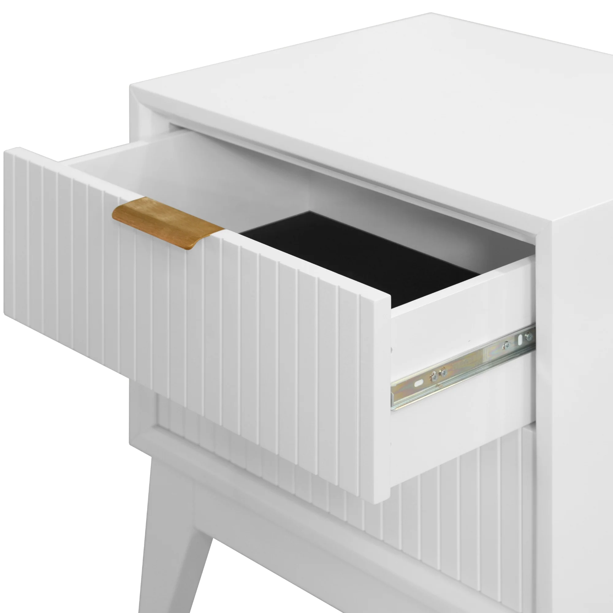 Matilda Bedside Table White - Image 4